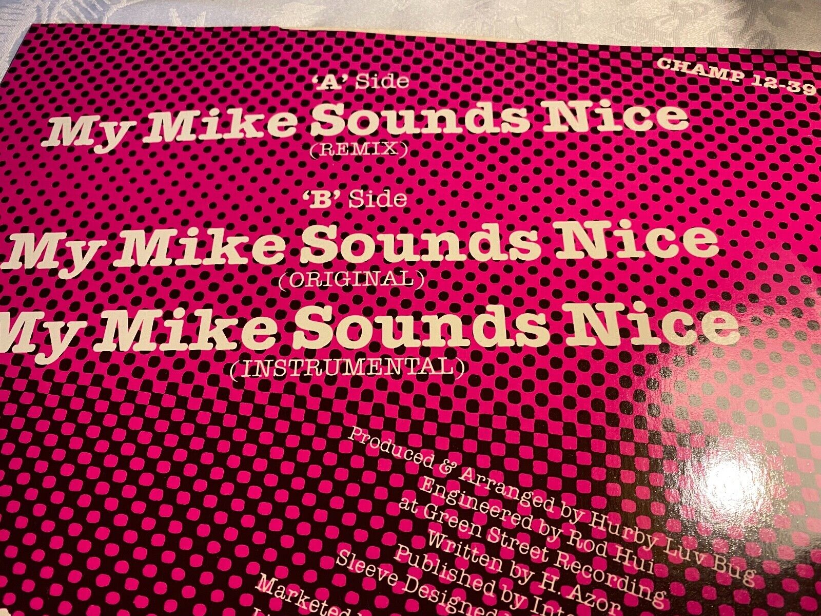 SALT´N´PEPA "MY MIKE SOUNDS NICE" (REMIX)  1987 CHAMPION RECORDS UK PRESSING**