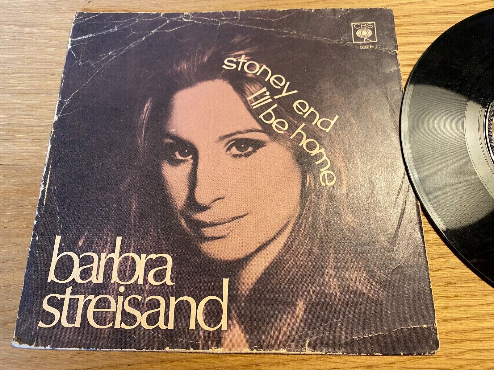 BARBRA STREISAND "STONEY END/I´LL BE HOME" 1971 1 PRESS SINGLE NCB CBS RECORDS*