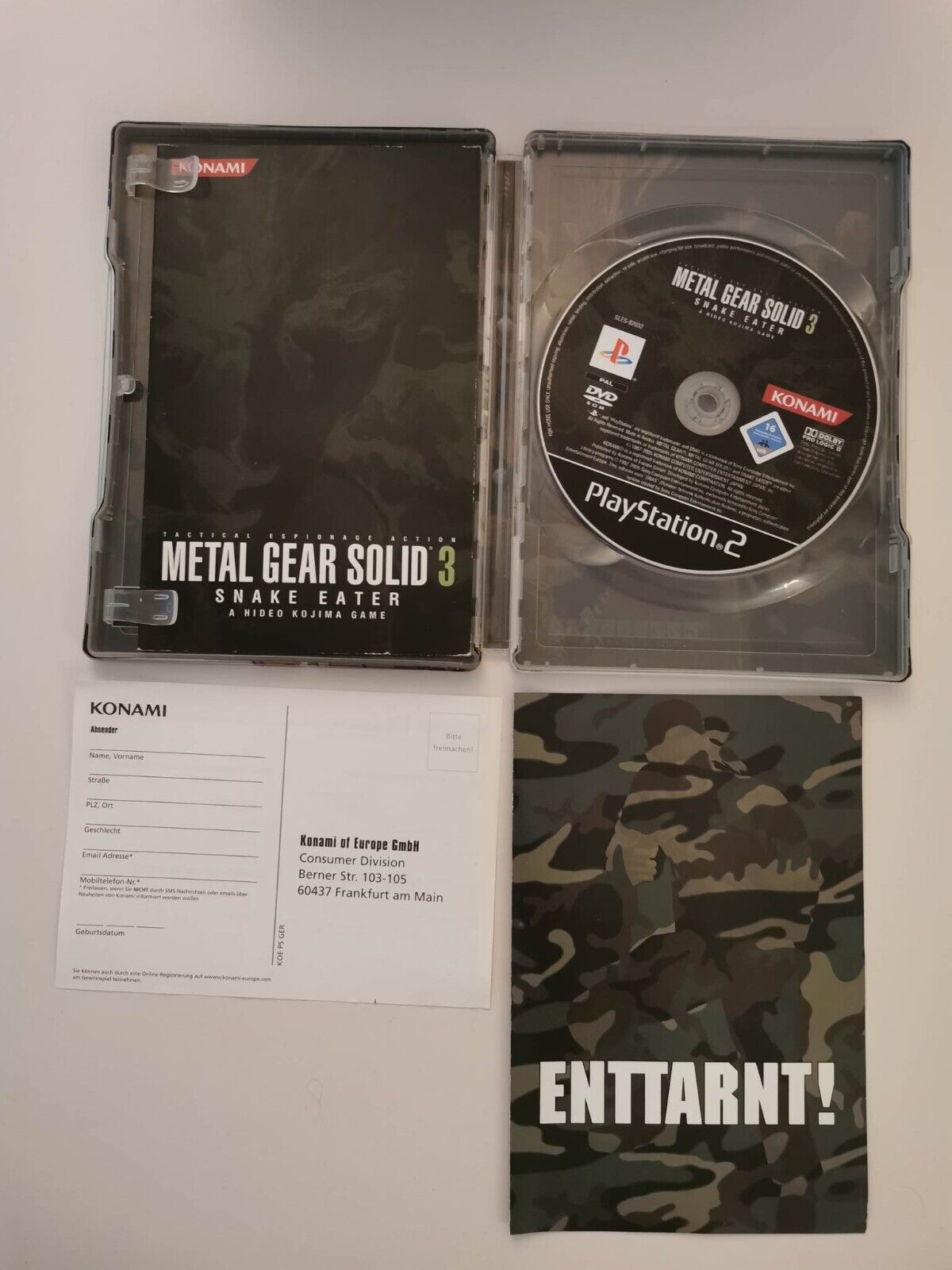 Metal Gear Solid 3 Steelbook Edition | PS2 | CIB | German Version