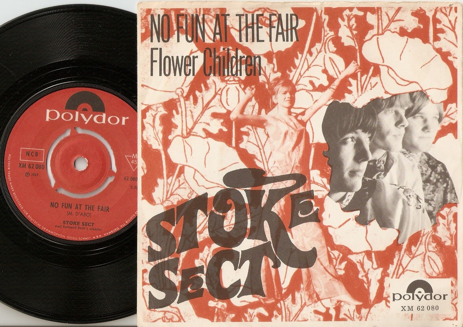 STOKE SECT NO FUN AT THE FAIR  FLOWER CHILDREN DANISH 45+PS 1967 MOD FREAKBEAT