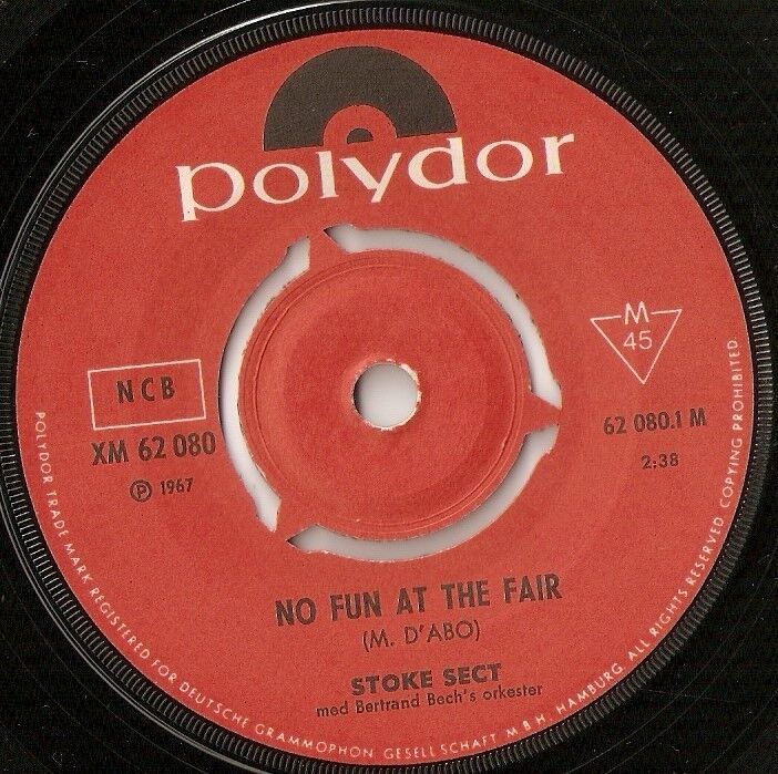 STOKE SECT NO FUN AT THE FAIR  FLOWER CHILDREN DANISH 45+PS 1967 MOD FREAKBEAT