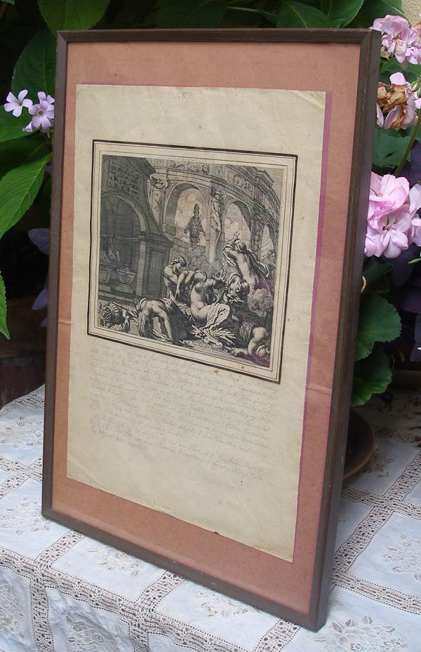 Jacob von Sandrart (German1606) The Death Of Cleopatra Rare old master work