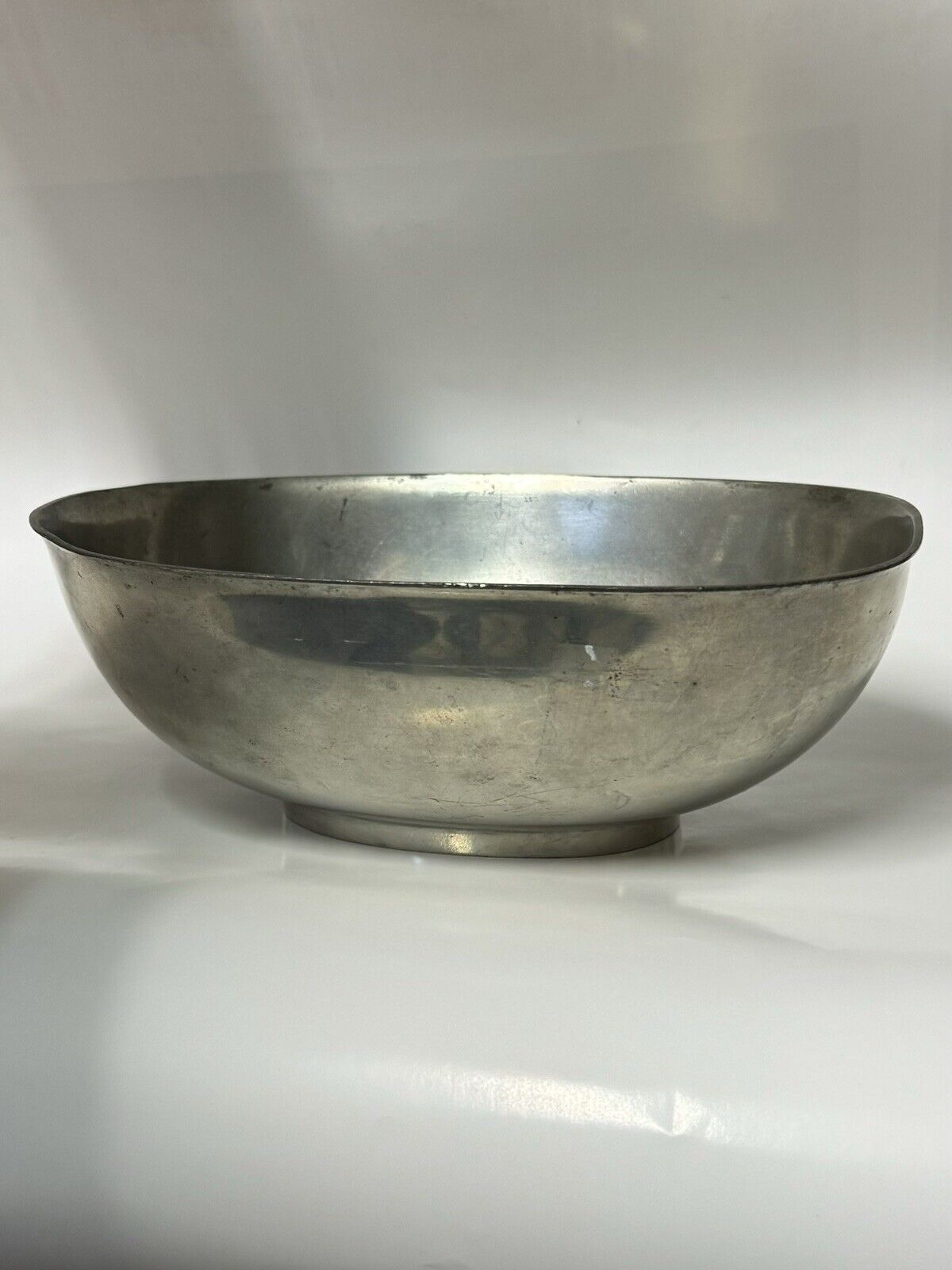 Vintage Center Piece:  Pewter Bowl From Just Andersen Denmark Made In The 1940s