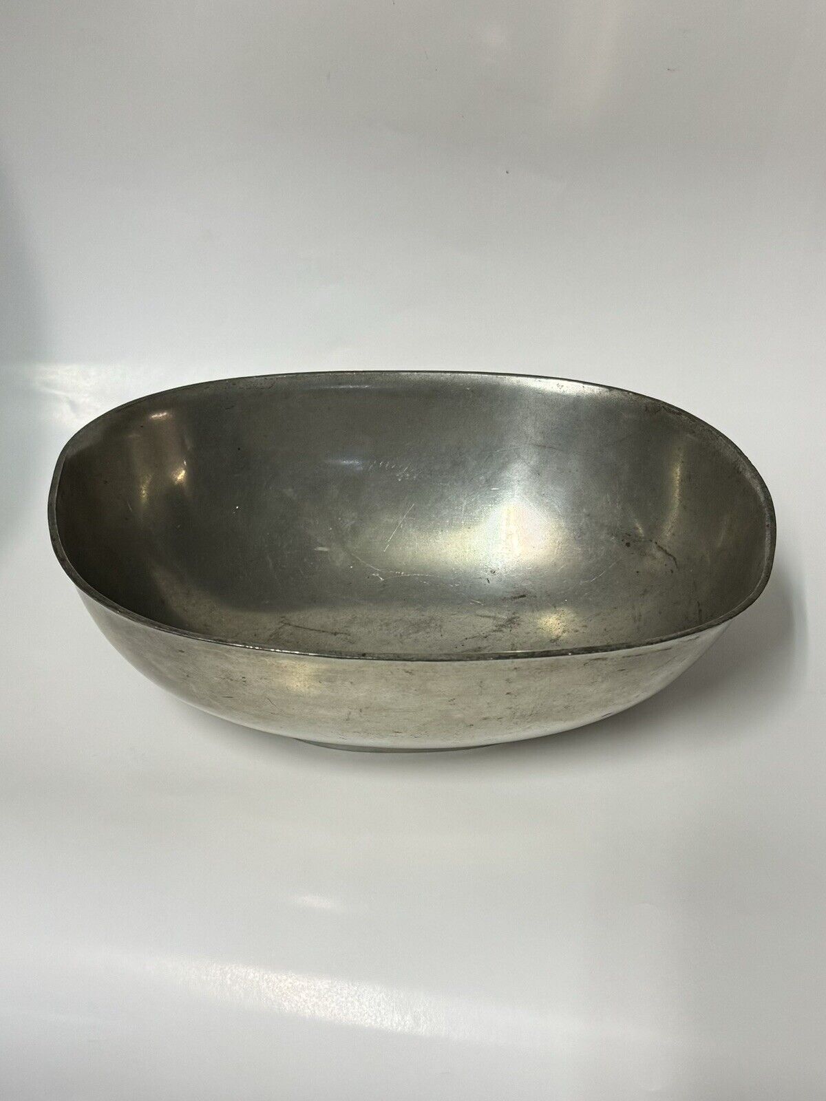 Vintage Center Piece:  Pewter Bowl From Just Andersen Denmark Made In The 1940s