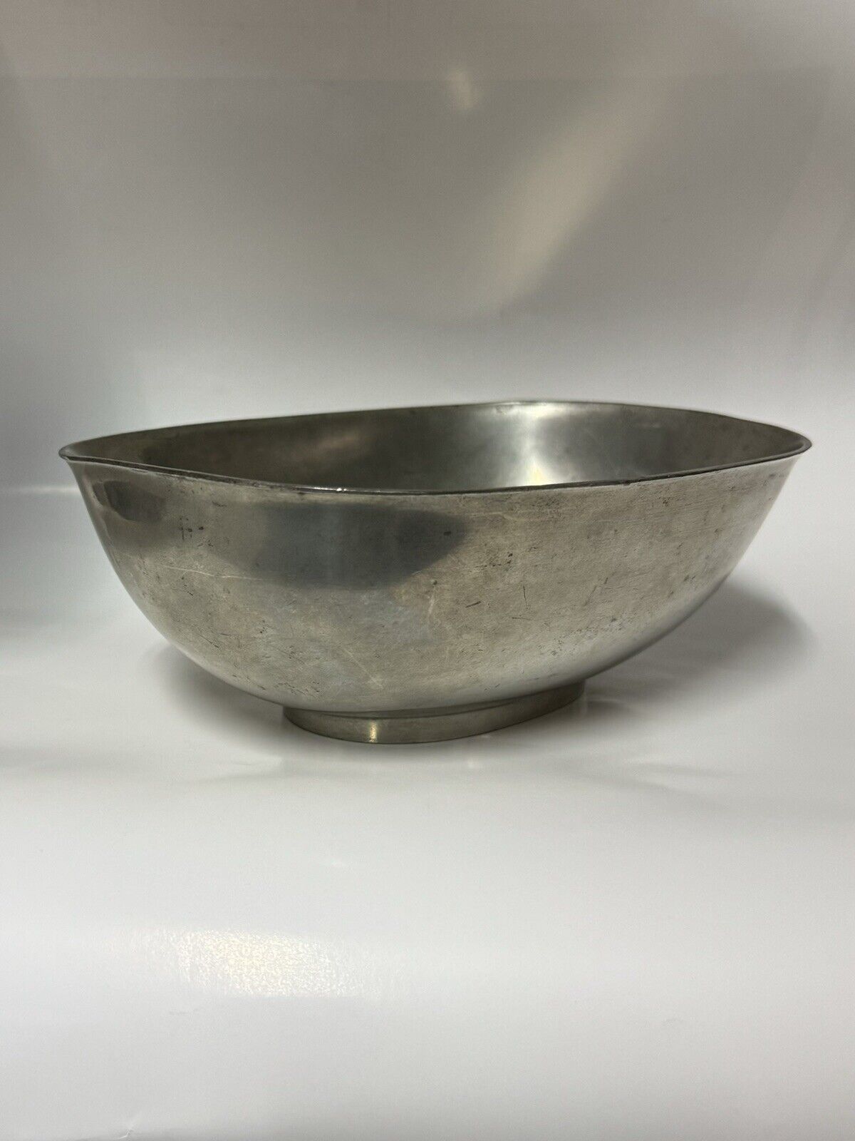 Vintage Center Piece:  Pewter Bowl From Just Andersen Denmark Made In The 1940s