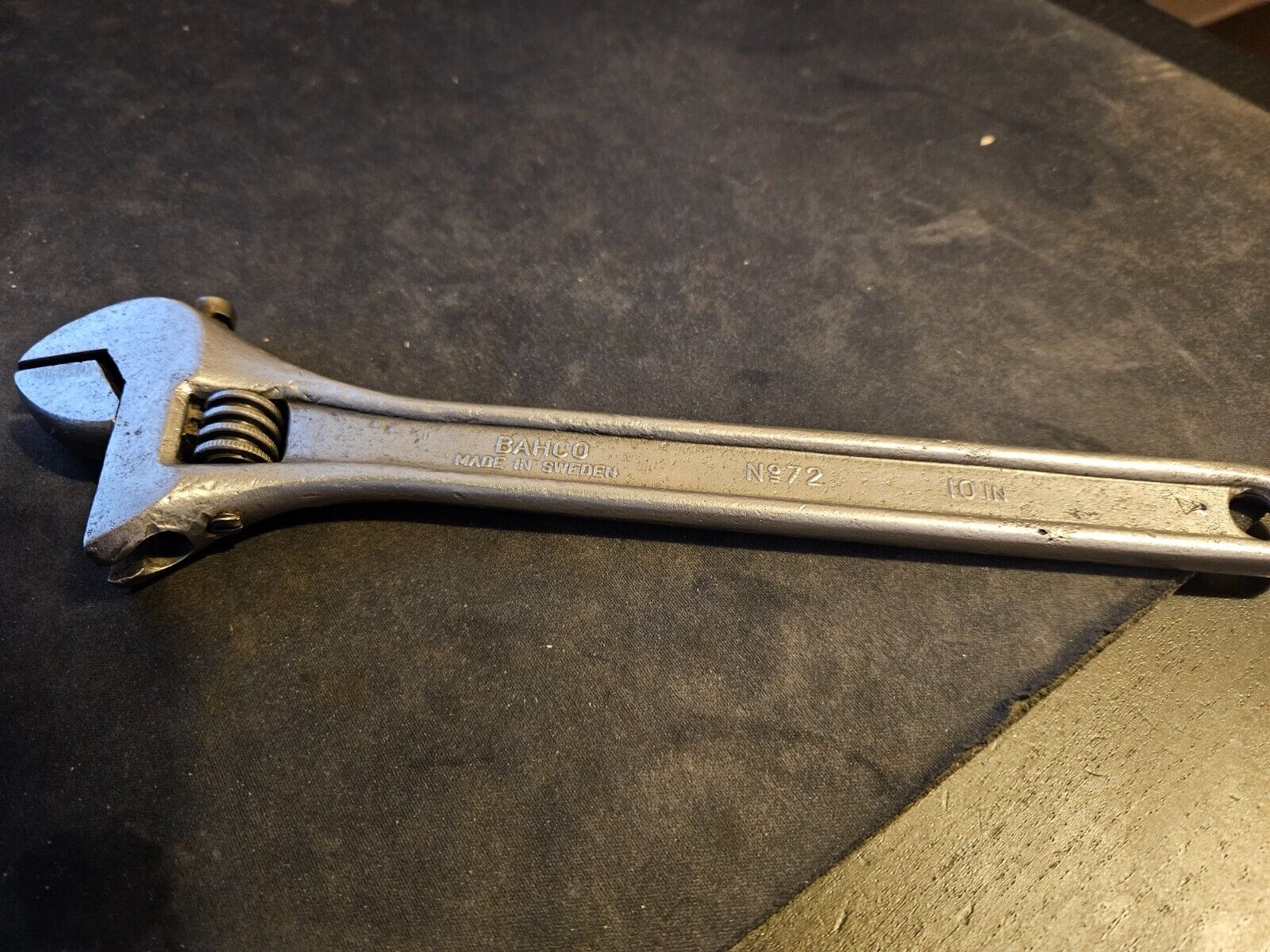 Vintage 10" Bahco no 72 adjustable wrench