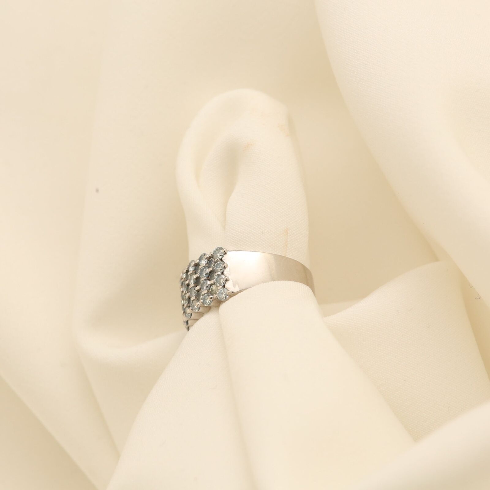 Ring in 14K White gold size 7¼ | Real Genuine Gold | Minimalistic Gold