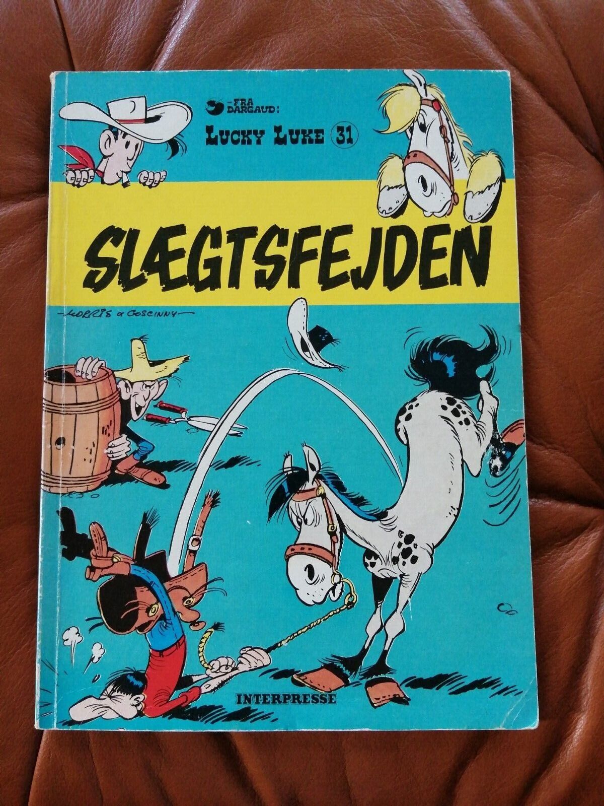 Denmarkcomic book"Lucky Luke" no 31 Morris  Goscinny1978 1sted