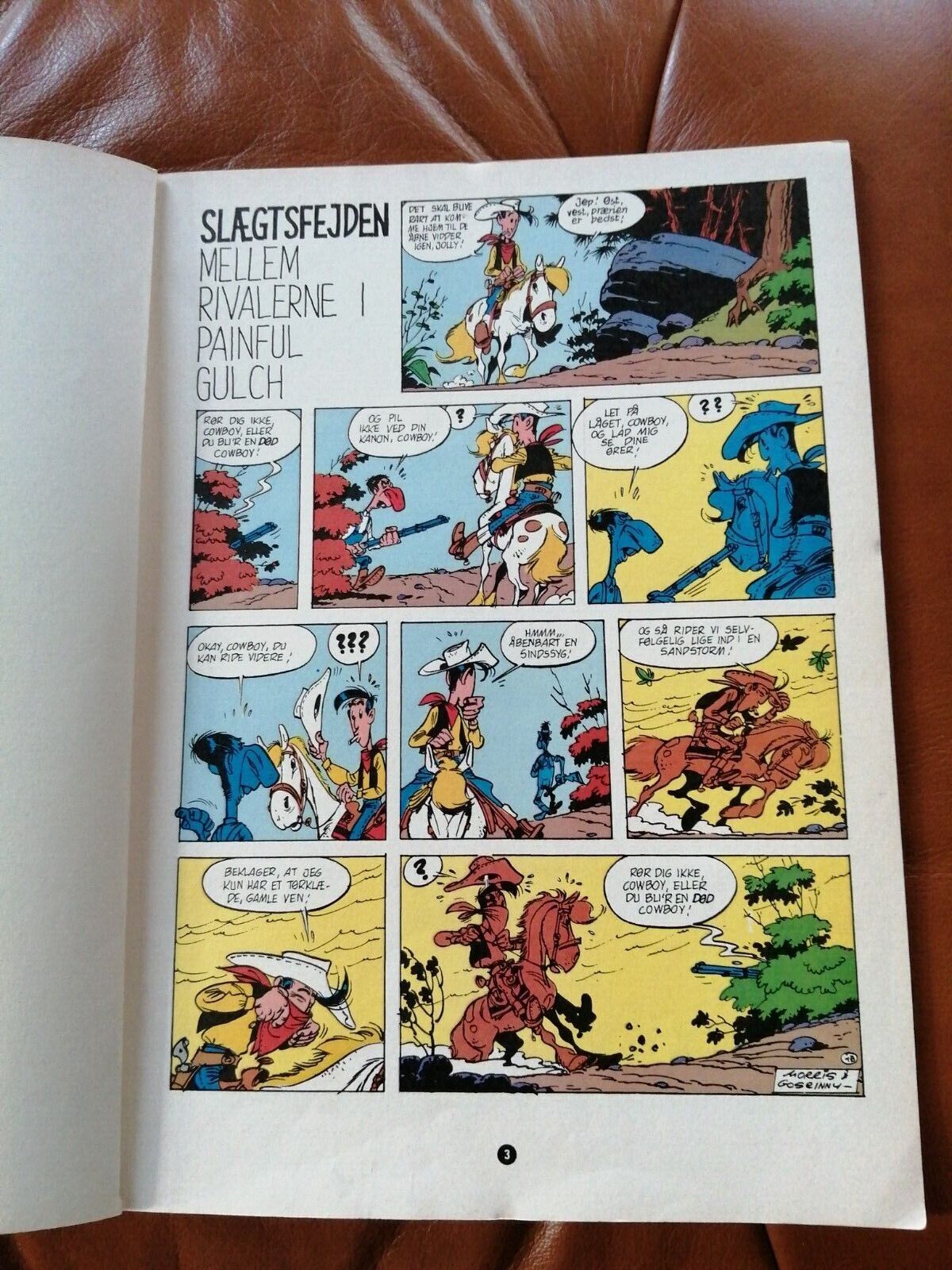 Denmarkcomic book"Lucky Luke" no 31 Morris  Goscinny1978 1sted