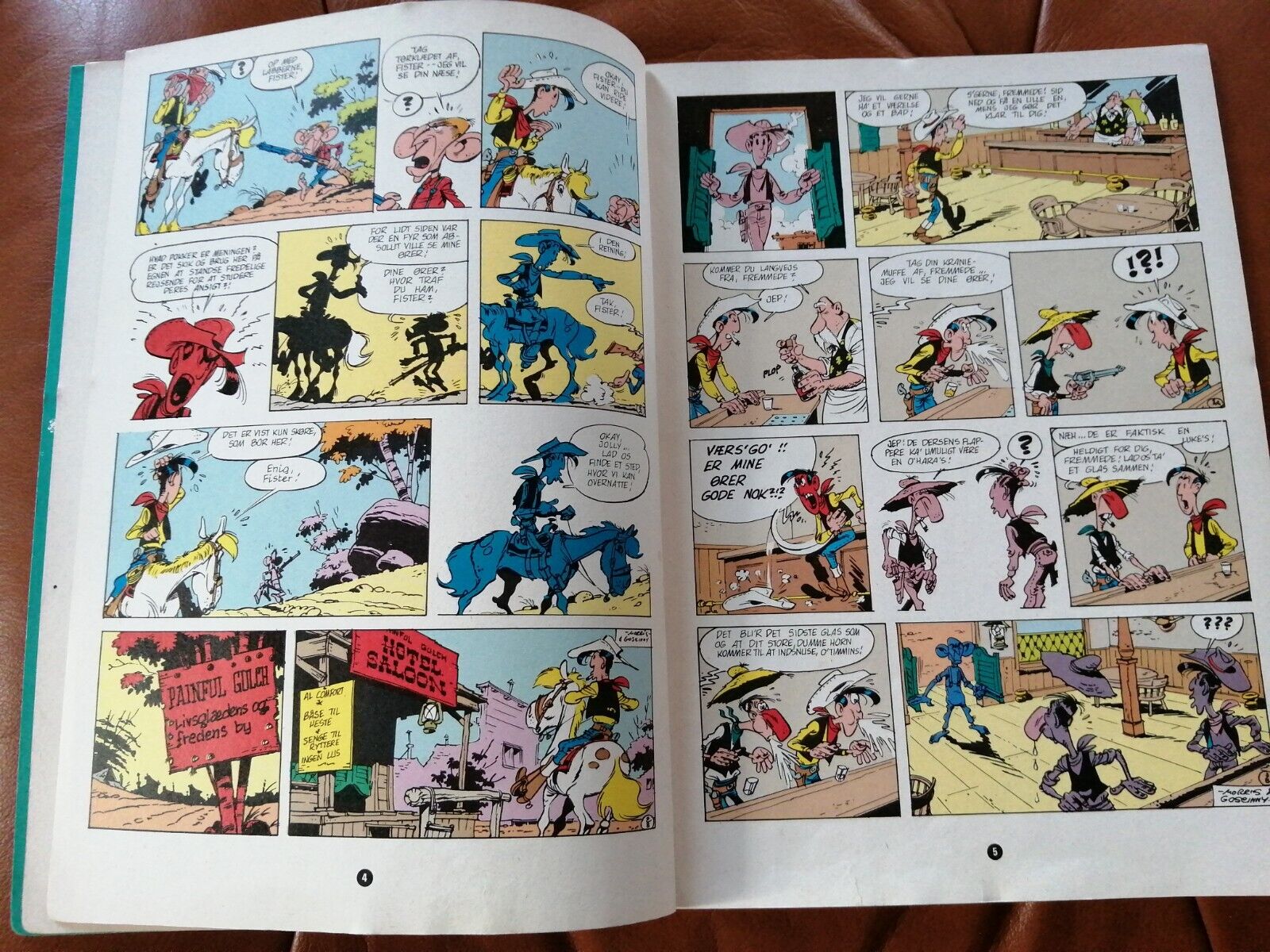 Denmarkcomic book"Lucky Luke" no 31 Morris  Goscinny1978 1sted