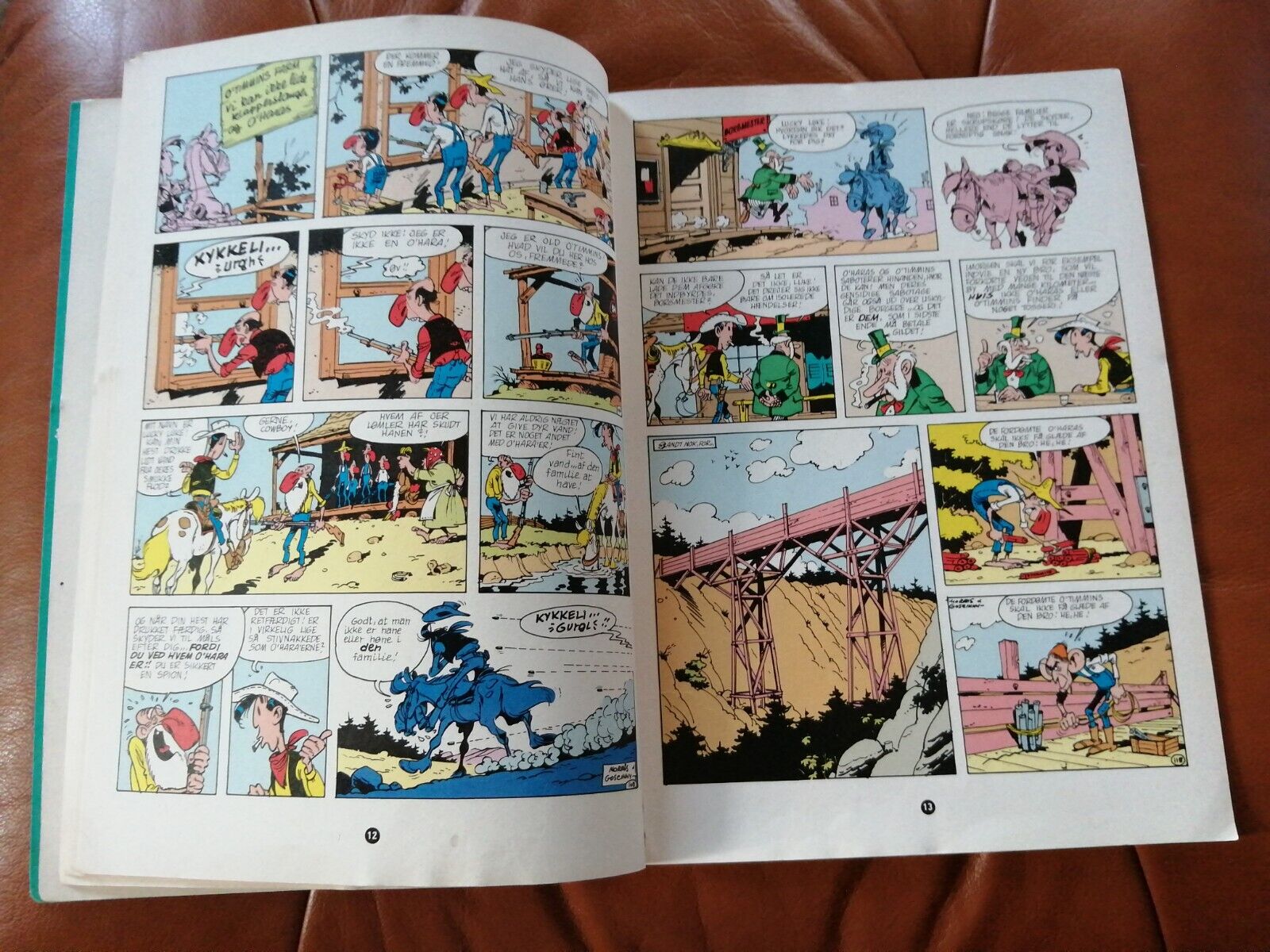 Denmarkcomic book"Lucky Luke" no 31 Morris  Goscinny1978 1sted