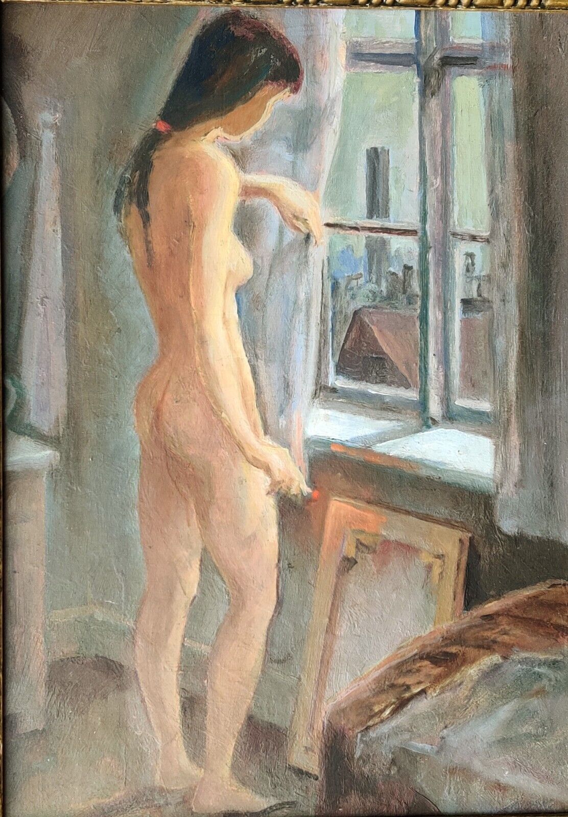 Georg Sønderlund Hansen (1908-1992): MODEL STUDY low shipping!