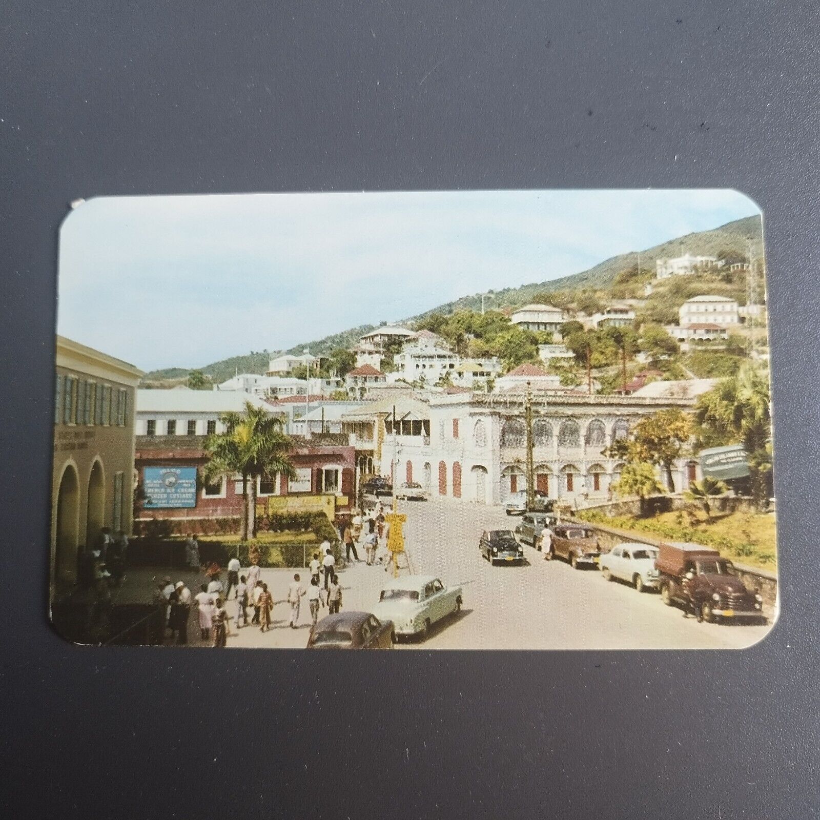 The Virgin Islands St Thomas Charlotte Amalie  main street - 1958