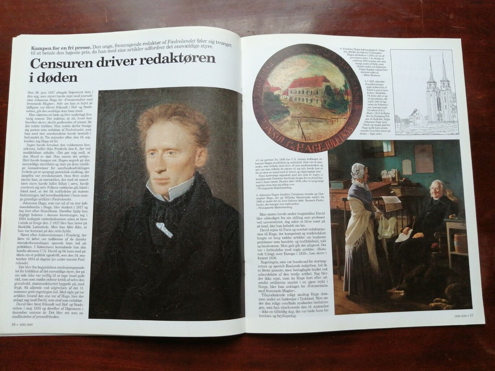 Fogtdals Illustreret Tidende:Picand stories of Danish life 1830-1840No 4 2004