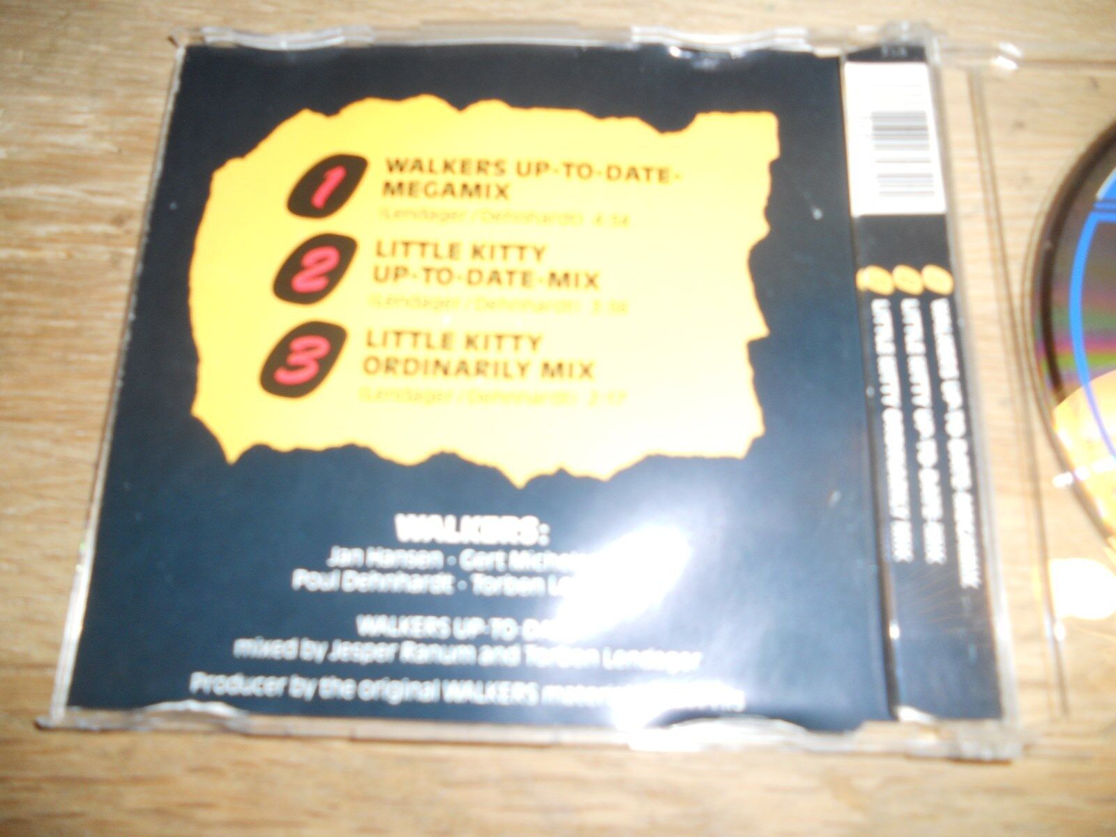 WALKERS "MEGAMIX  LITTLE KITTY" 1991 3 TRACK MIX CD SINGLE USED DENMARK PHILIPS