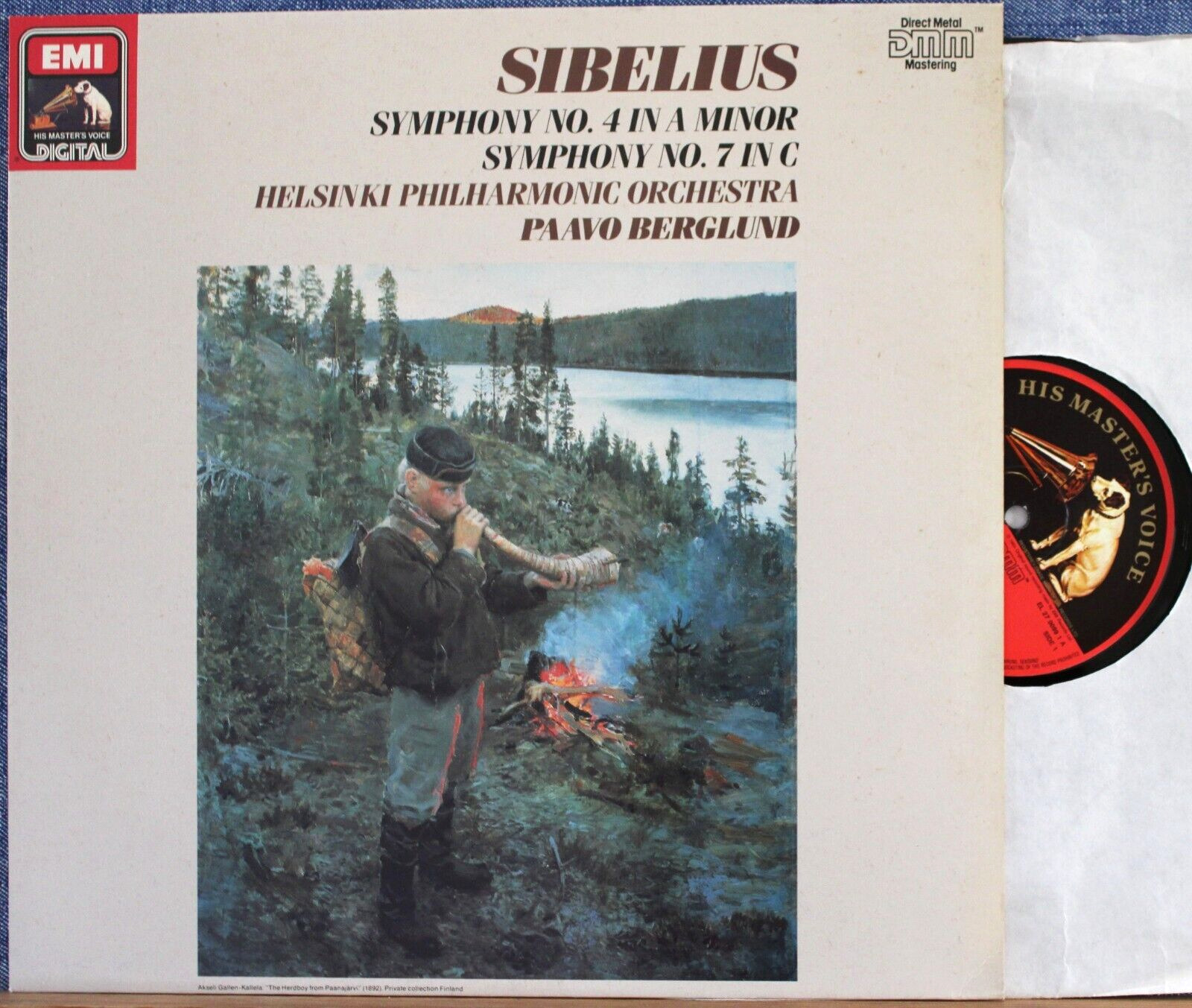 Berglund Sibelius (Symphonies 4 + 7) EMI 27 0099 NM