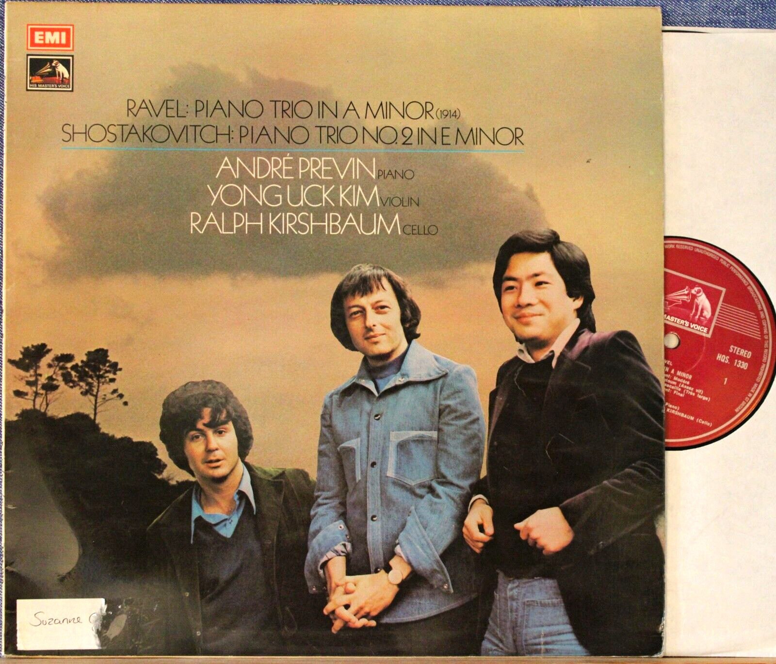 Previn; Kim; Kirshbaum Ravel + Shostakovich (Piano trios) EMI HQS 1330 NM