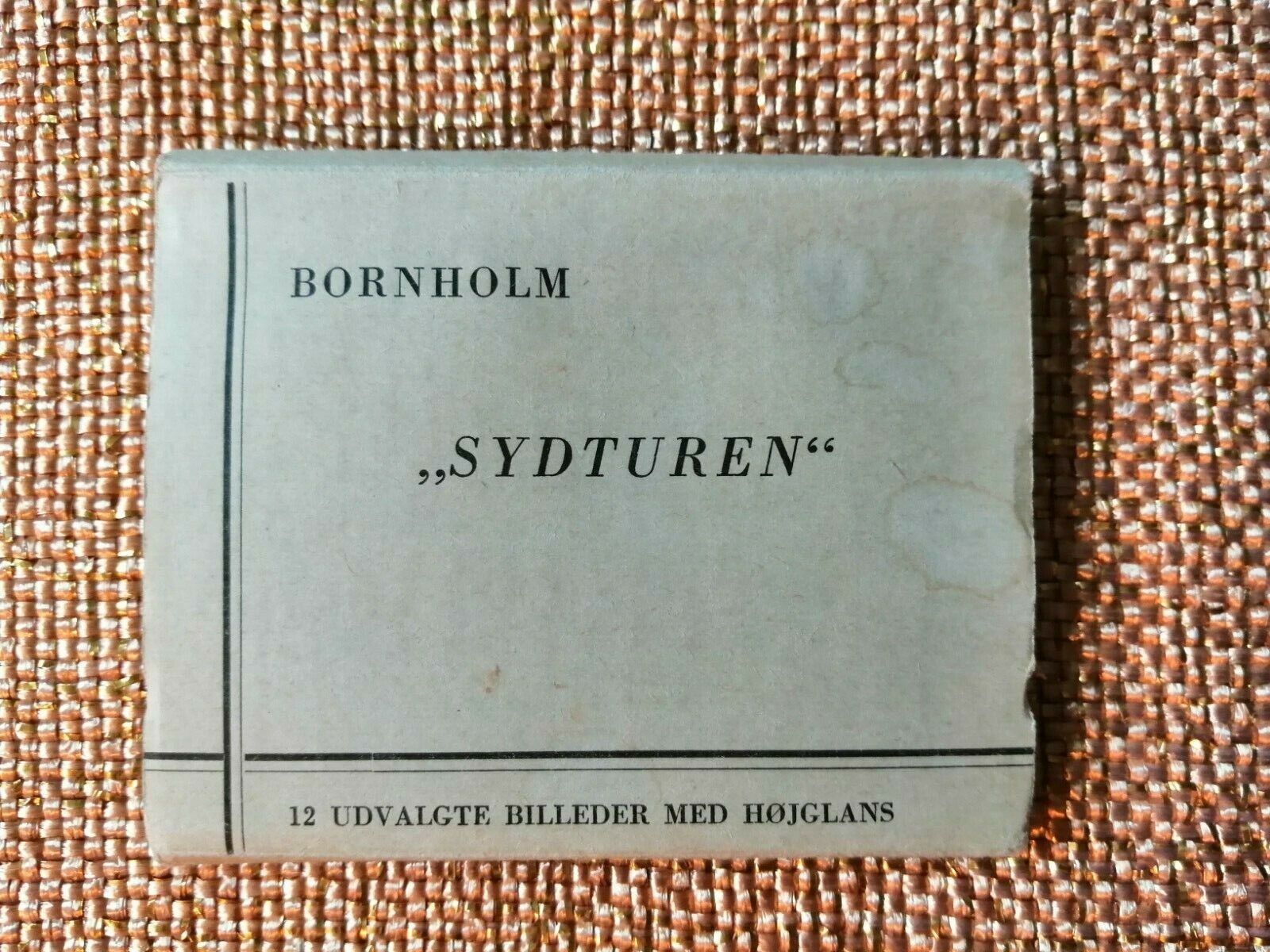 12 vintage postcards from BornholmDenmark 1950s