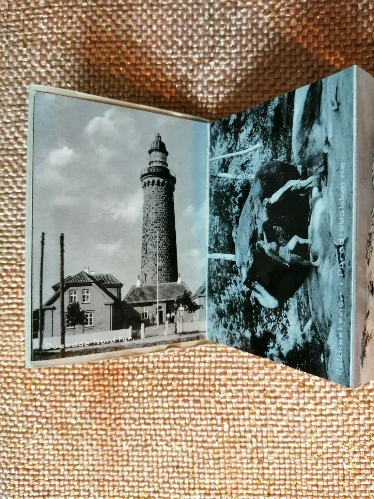 12 vintage postcards from BornholmDenmark 1950s