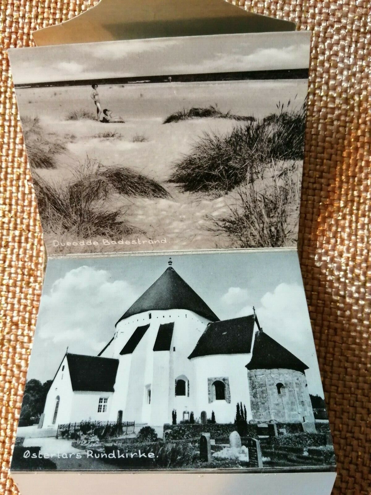 12 vintage postcards from BornholmDenmark 1950s