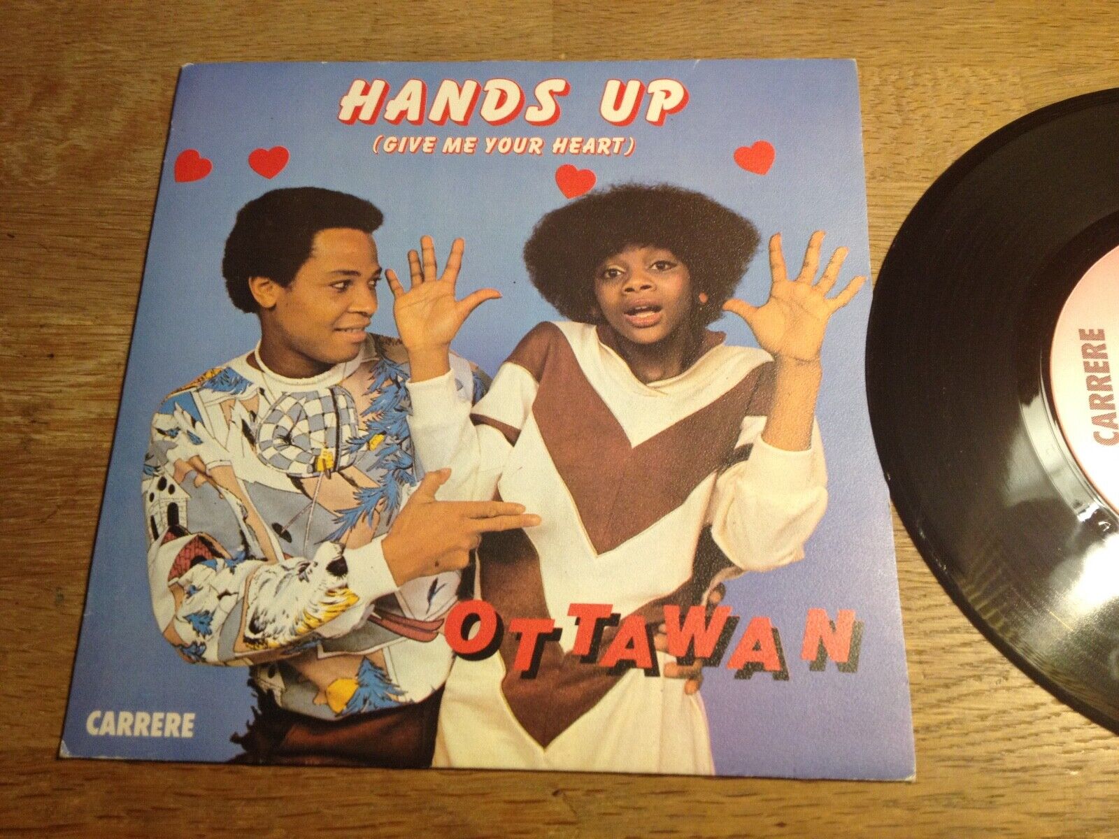 OTTAWAN "HANDS UP (GIVE ME YOUR HEART)" CARRERE RECORDS 1981 FRANCE SACEM DISCO*