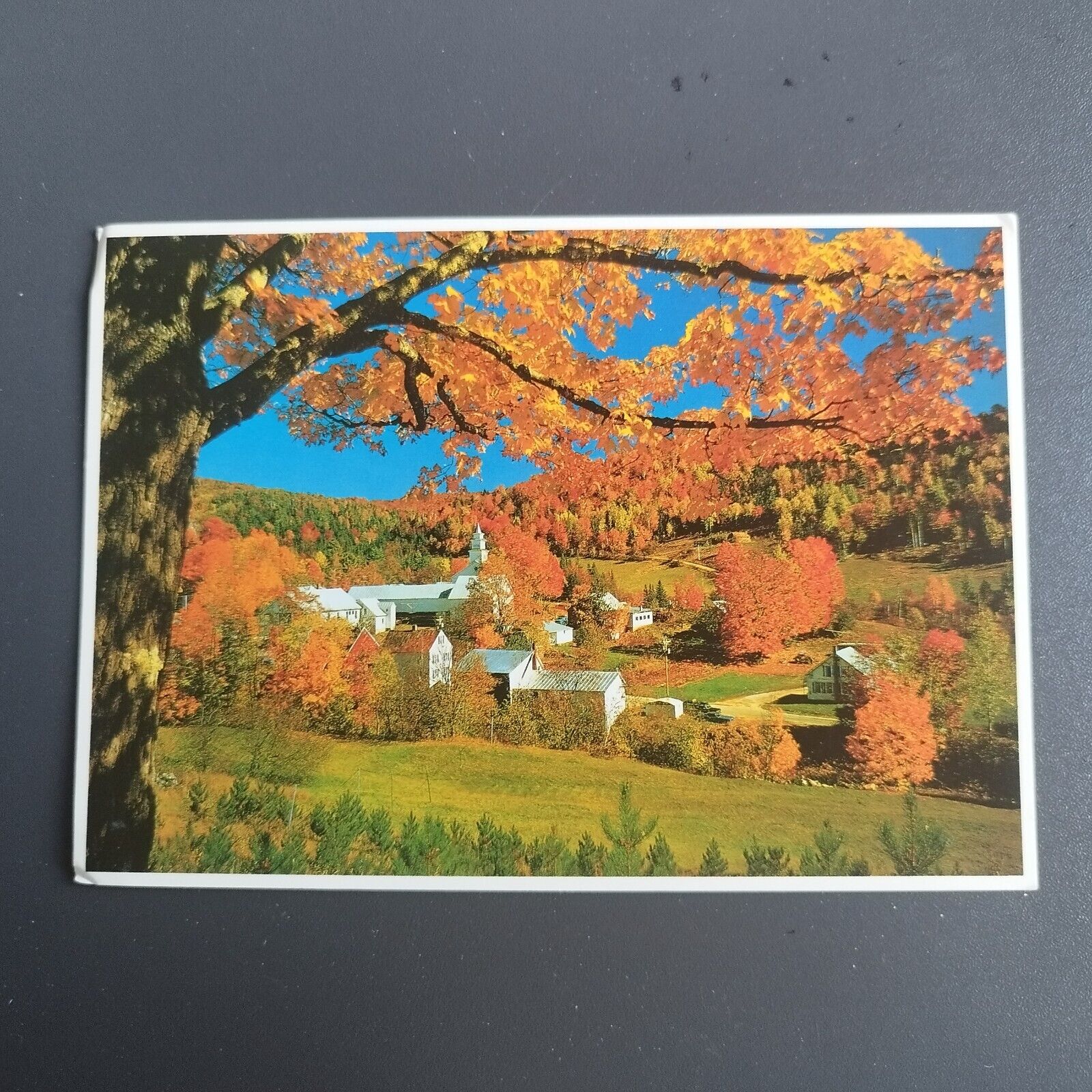 VermontA Vermont village nestled in autumn splendor - Posted