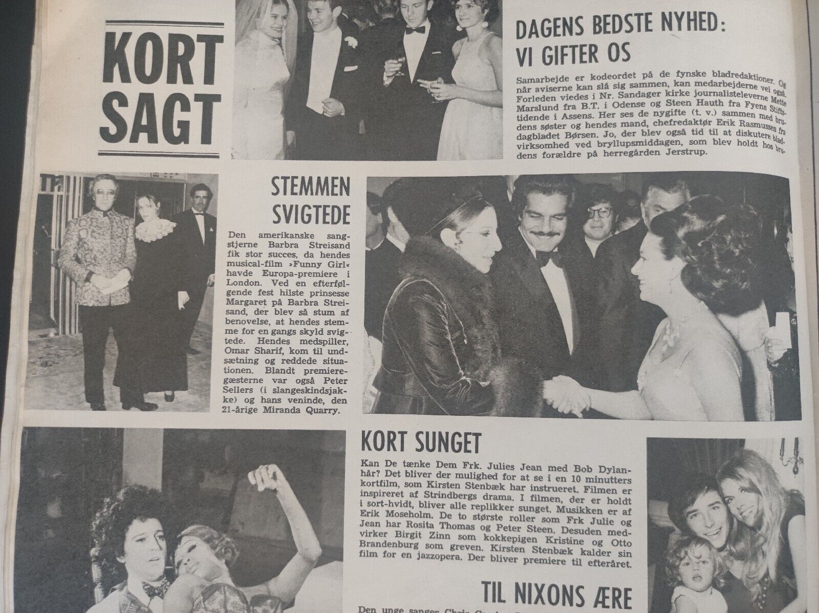 ROYAL Queen INGRID Princess Anne-Marie SOPHIA LOREN 1964 Danish magazine BL66