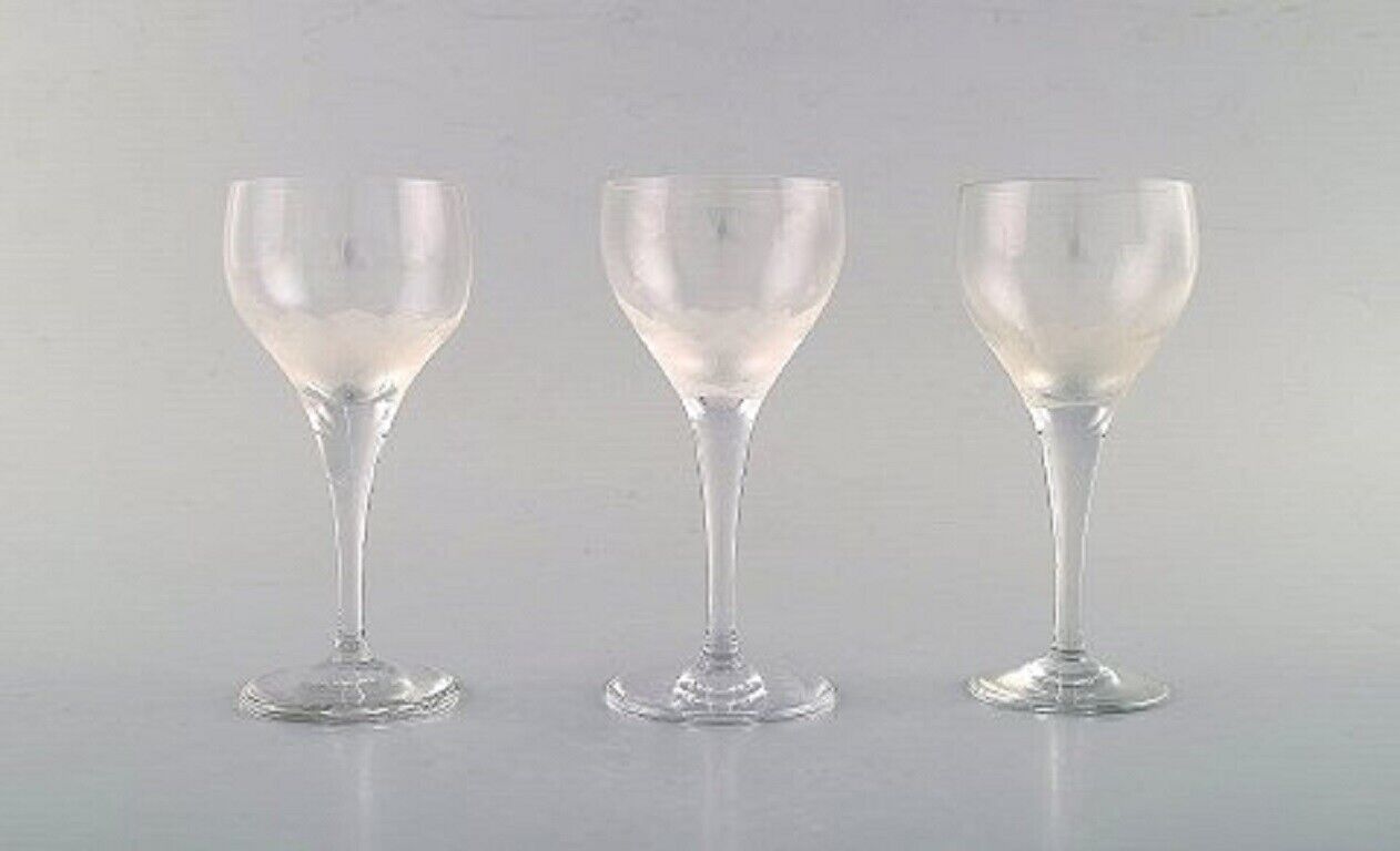 Bjørn Wiinblad (1918-2006) for Rosenthal Twelve "Lotus" glasses 1980's