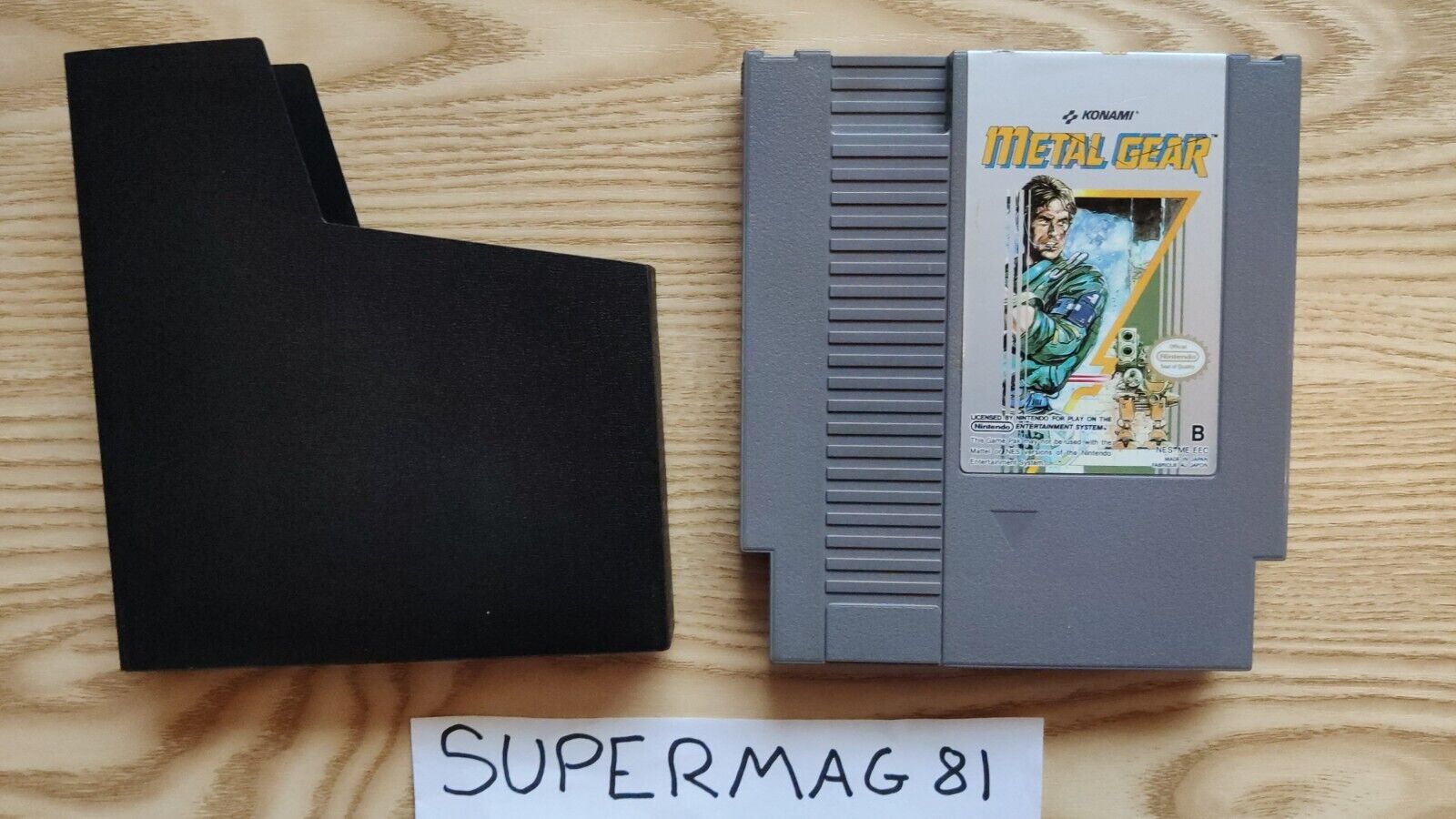 Metal Gear Nintendo NES PAL B *RARE* 100% Authentic