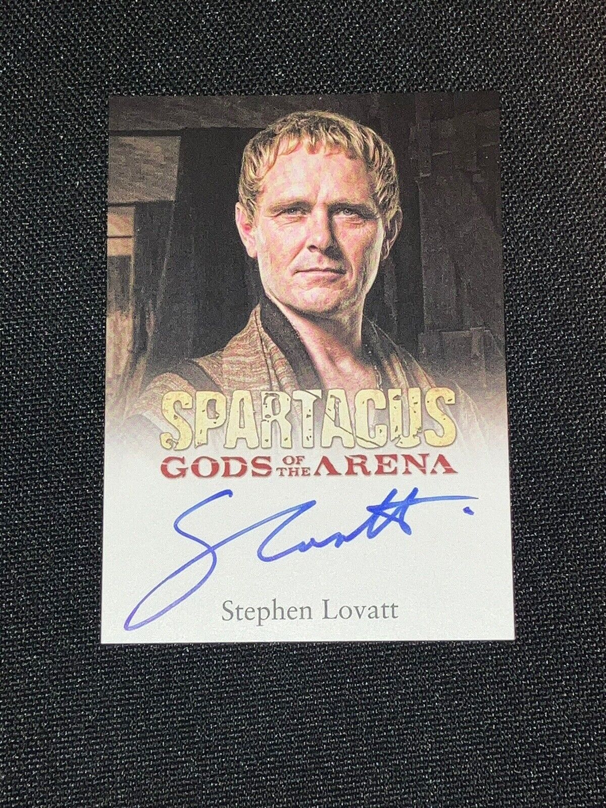 Spartacus Gods of the Arena Autograph Card Signed by Stephen Lovatt as Tullius