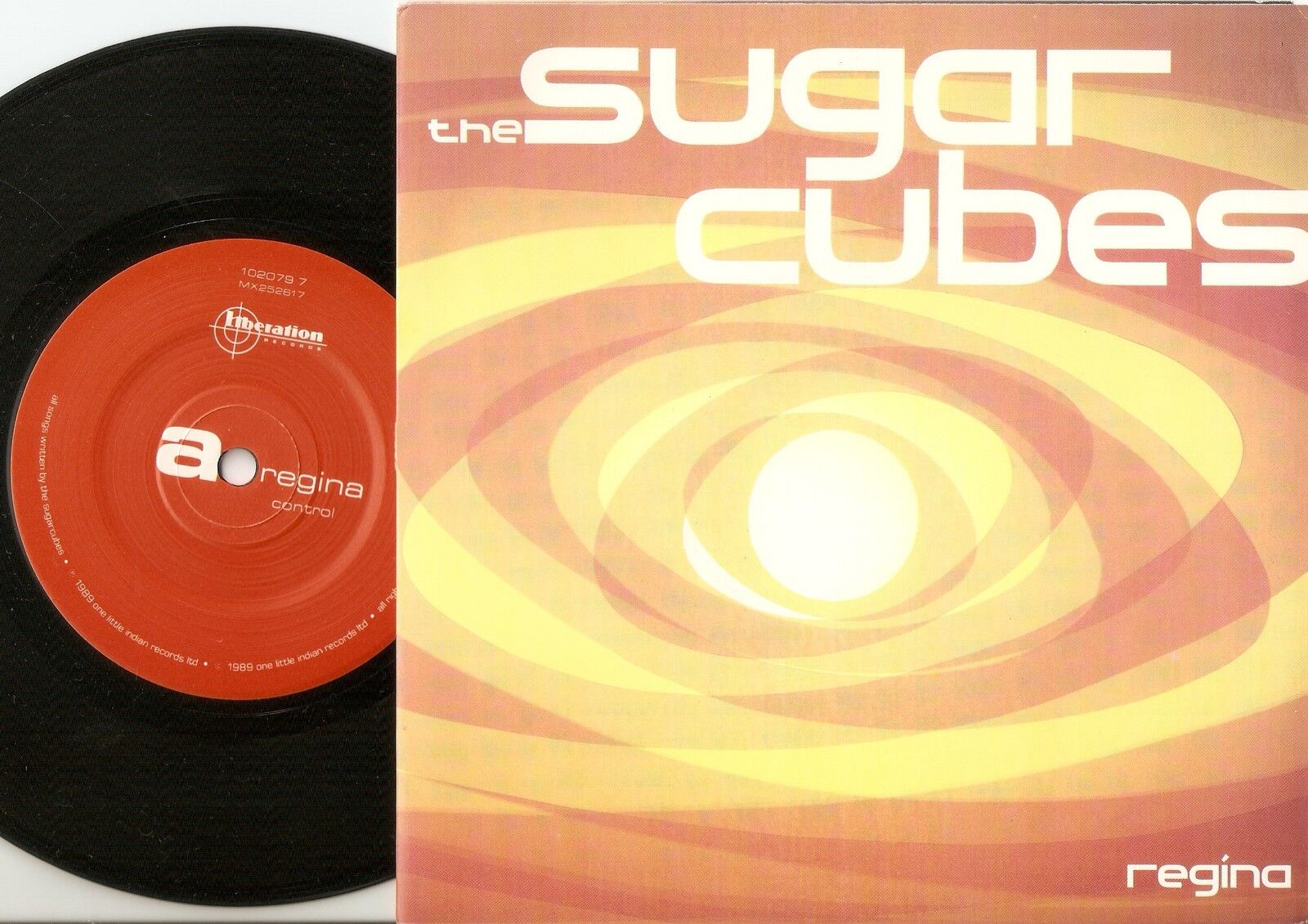 THE SUGARCUBES REGINA  REGINA ICELANDIC AUSTRALIAN PROMO 45+PS 1989 BJÖRK BJORK