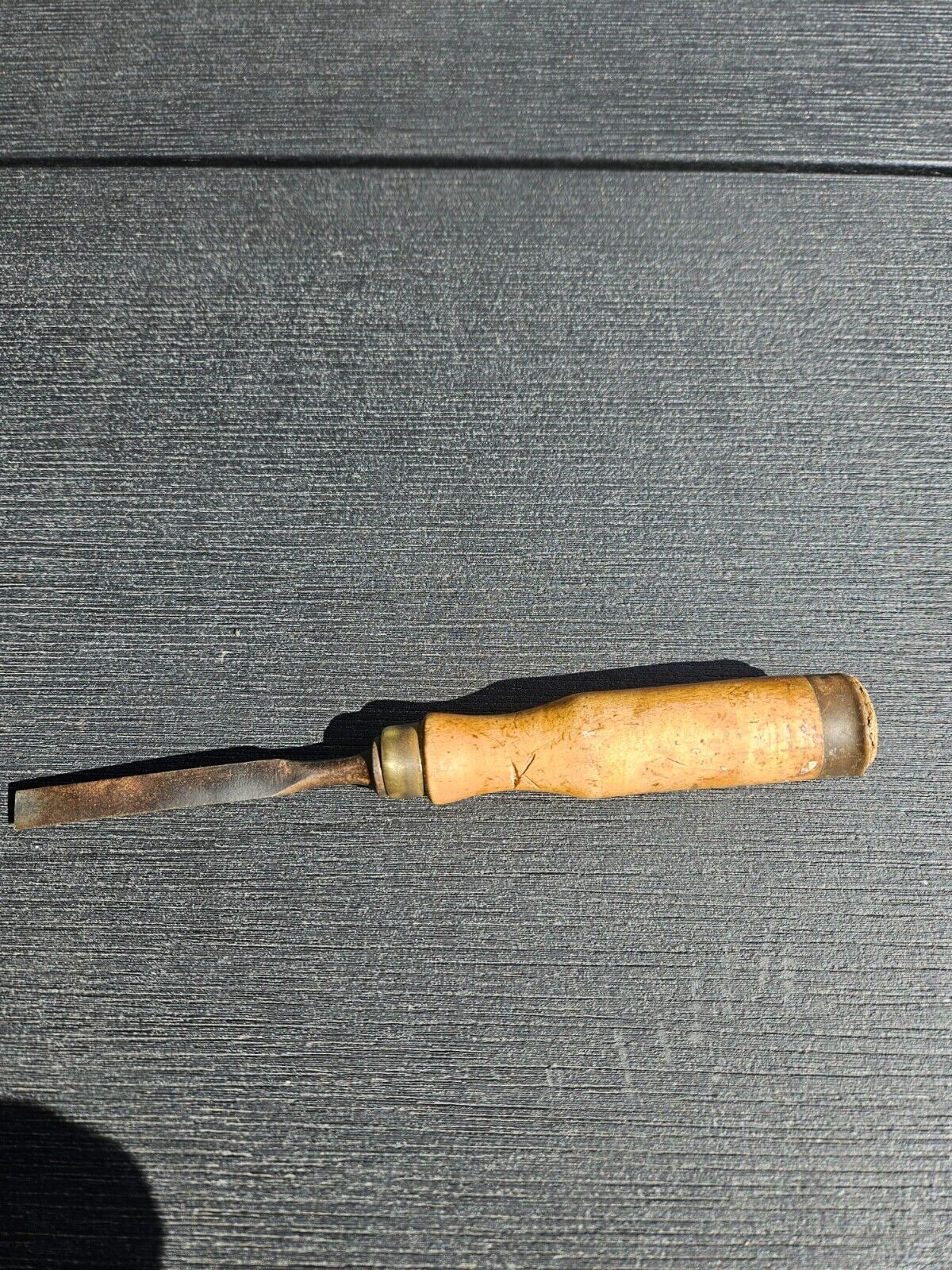 Vintage Hackman Sorsakoski chisel 10mm  with wooden handle