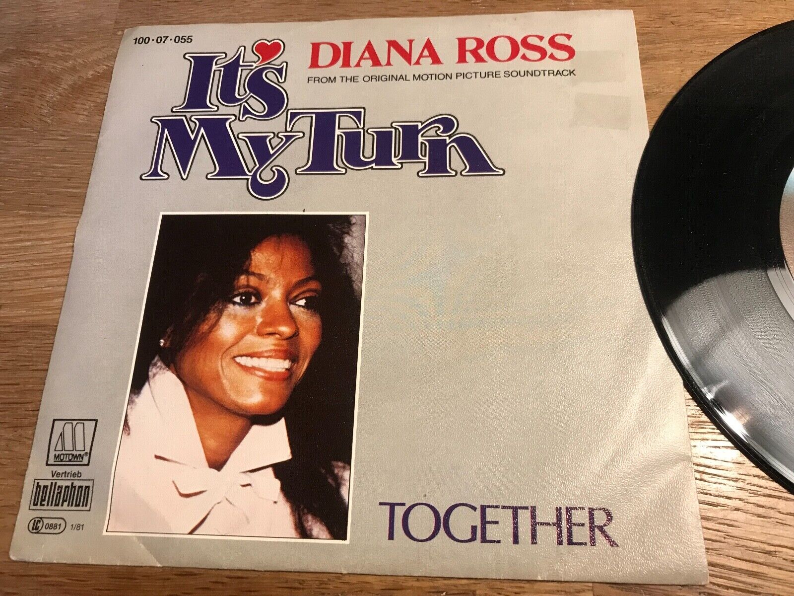 DIANA ROSS "IT´S MY TURN/TOGETHER"" 1980 MOTOWN RECORDS WEST GERMAN PRESSING OOP