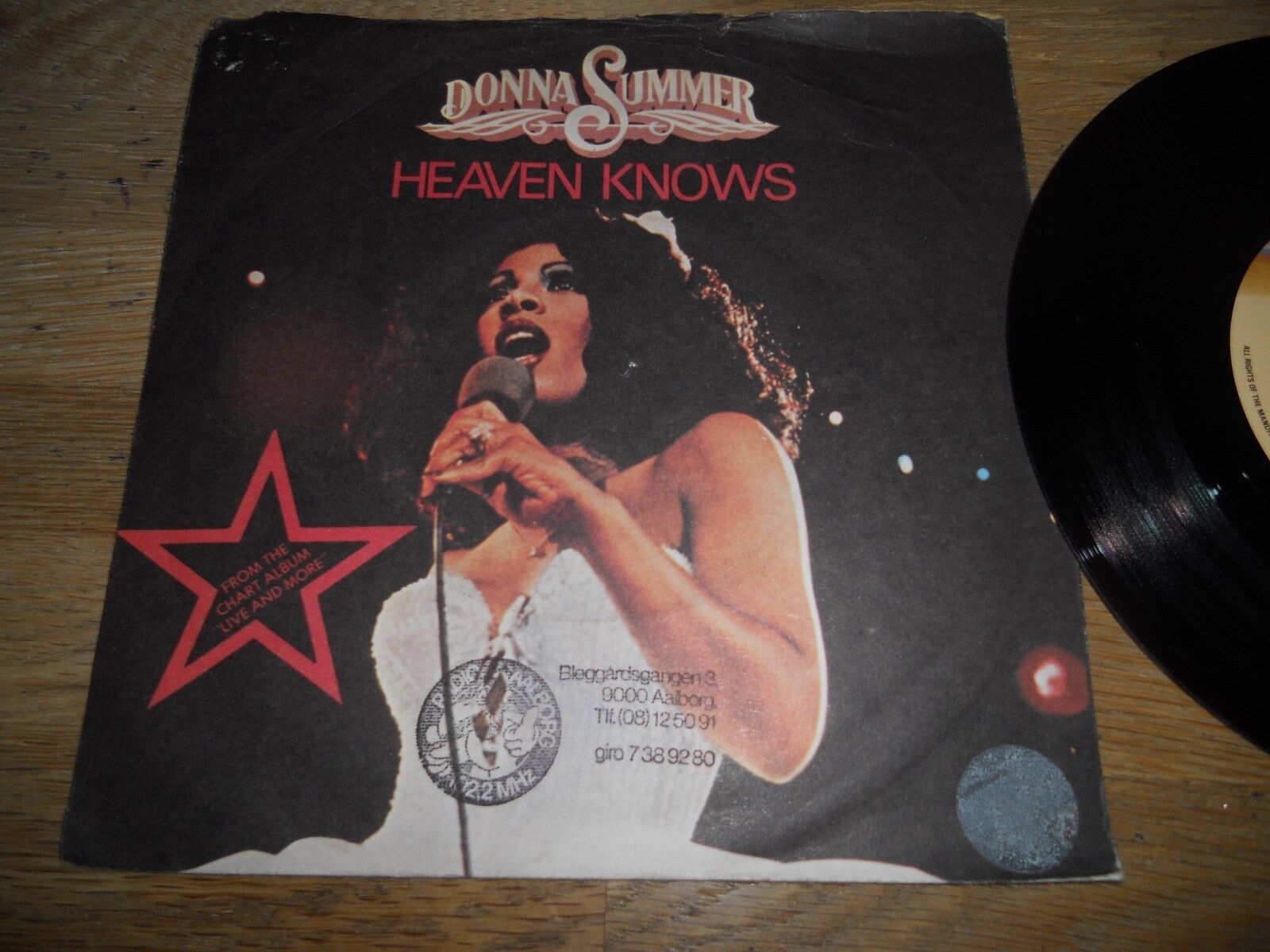 DONNA SUMMER "HEAVEN KNOWS / ONLY ONE MAN" UK 1978 SINGLE UK PYE RECORDS SCARCE*