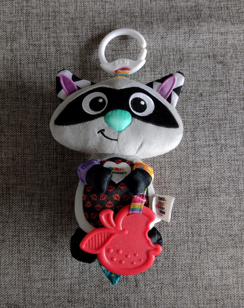 TOMY Lamaze Interactive Baby Toy Disney Pixar The Incredibles 2 Racoon Plush