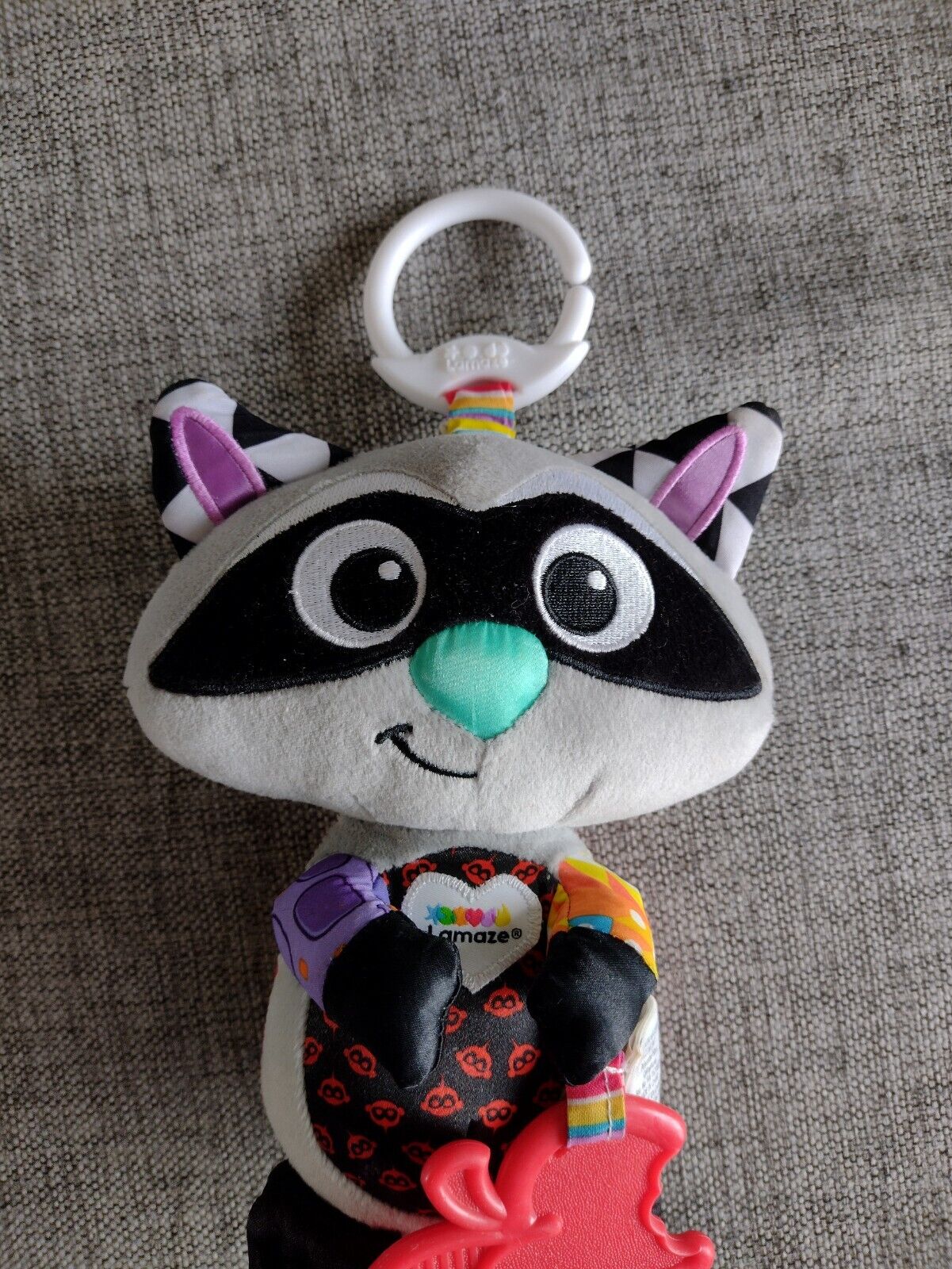 TOMY Lamaze Interactive Baby Toy Disney Pixar The Incredibles 2 Racoon Plush