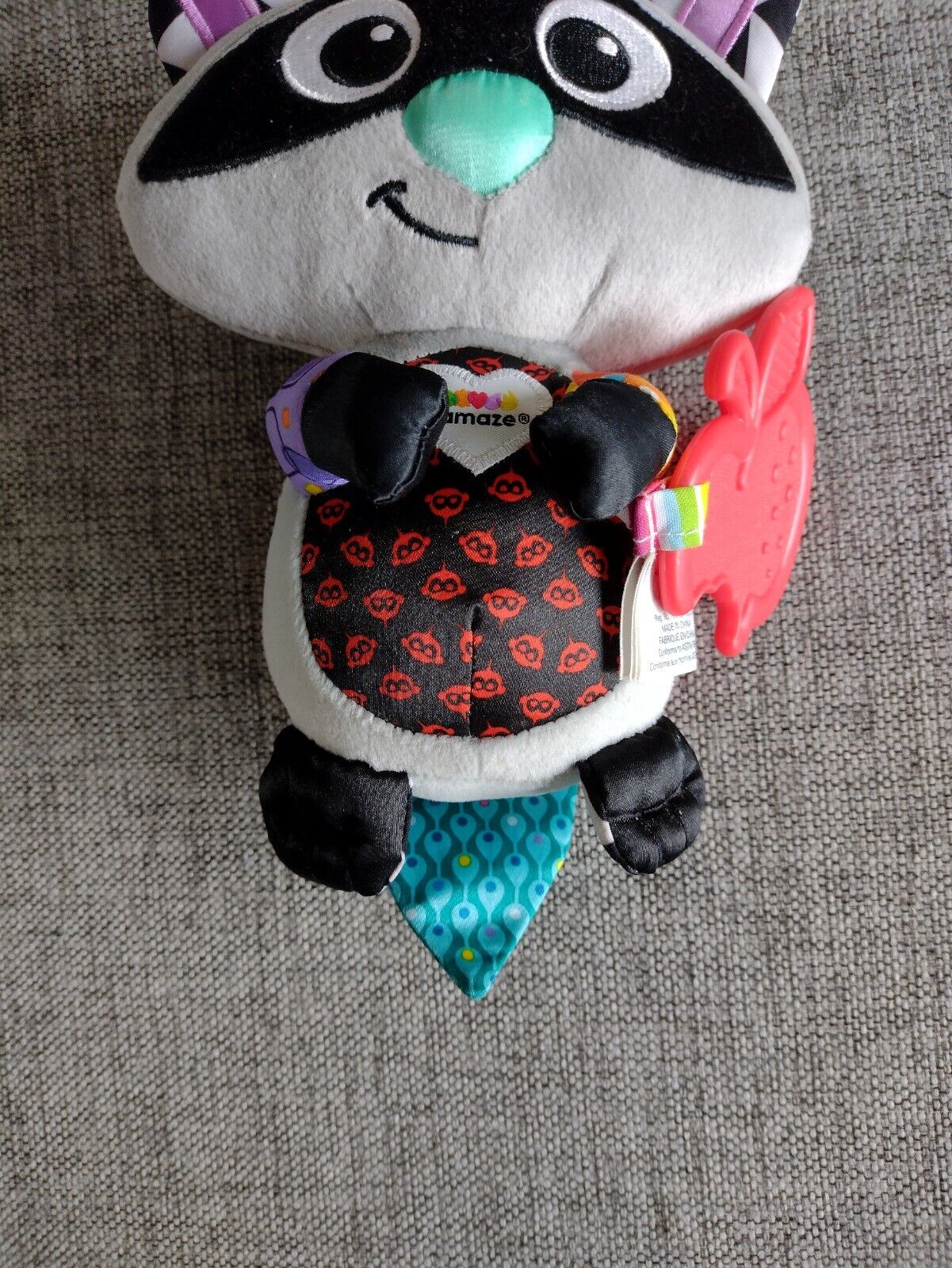 TOMY Lamaze Interactive Baby Toy Disney Pixar The Incredibles 2 Racoon Plush