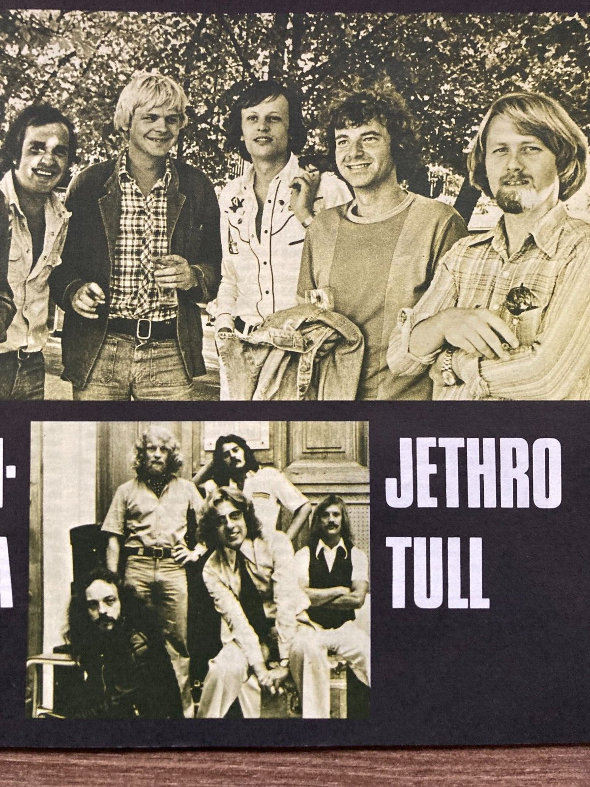 Shu-bi-dua + Jethro Tull on Covers 1977 "Rock City" Danish Magazine