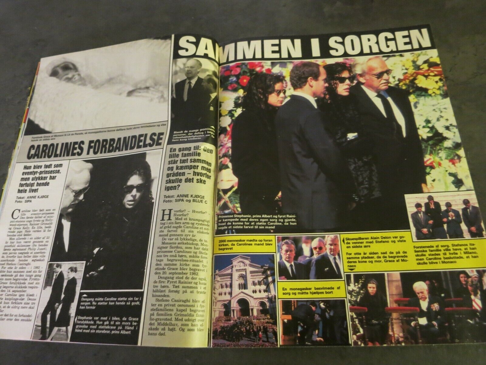 Danish Magazine 1990 CAROLINE Sean Young JON BON JOVI Q38