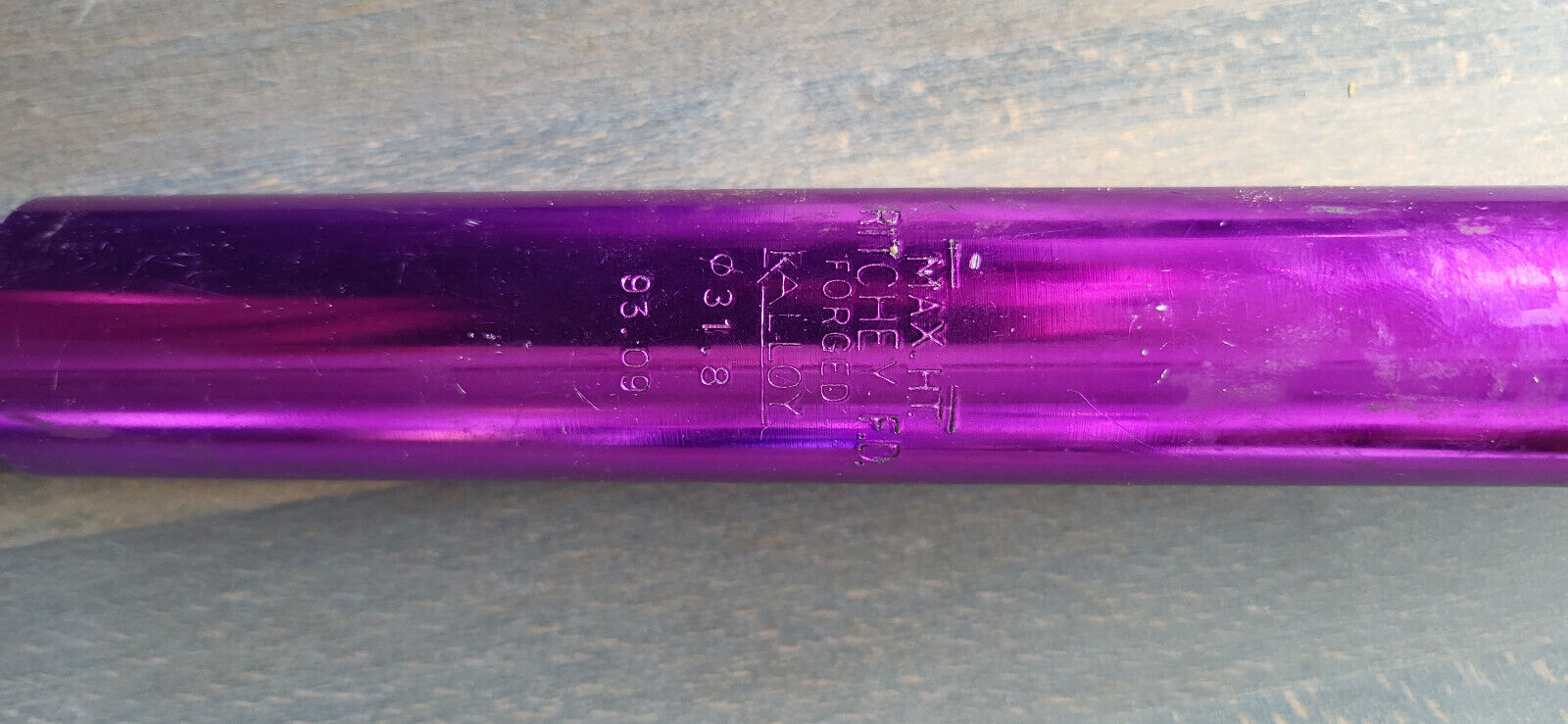 Ritchey Kalloy 318 350mm Purple Seatpost