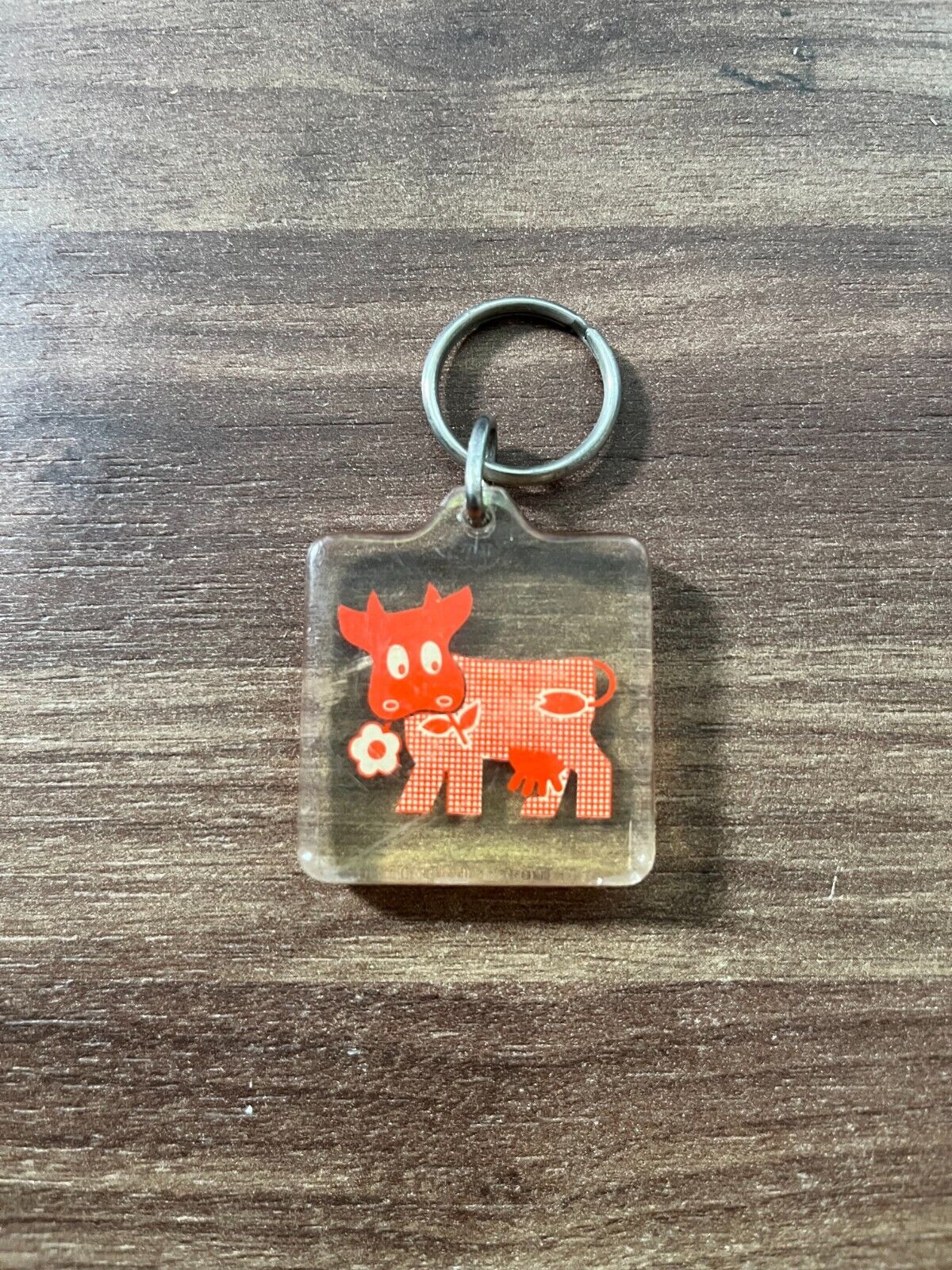 Danish 1986 Caroline Mascot Denmark Football - Original Vintage Keychain Ring