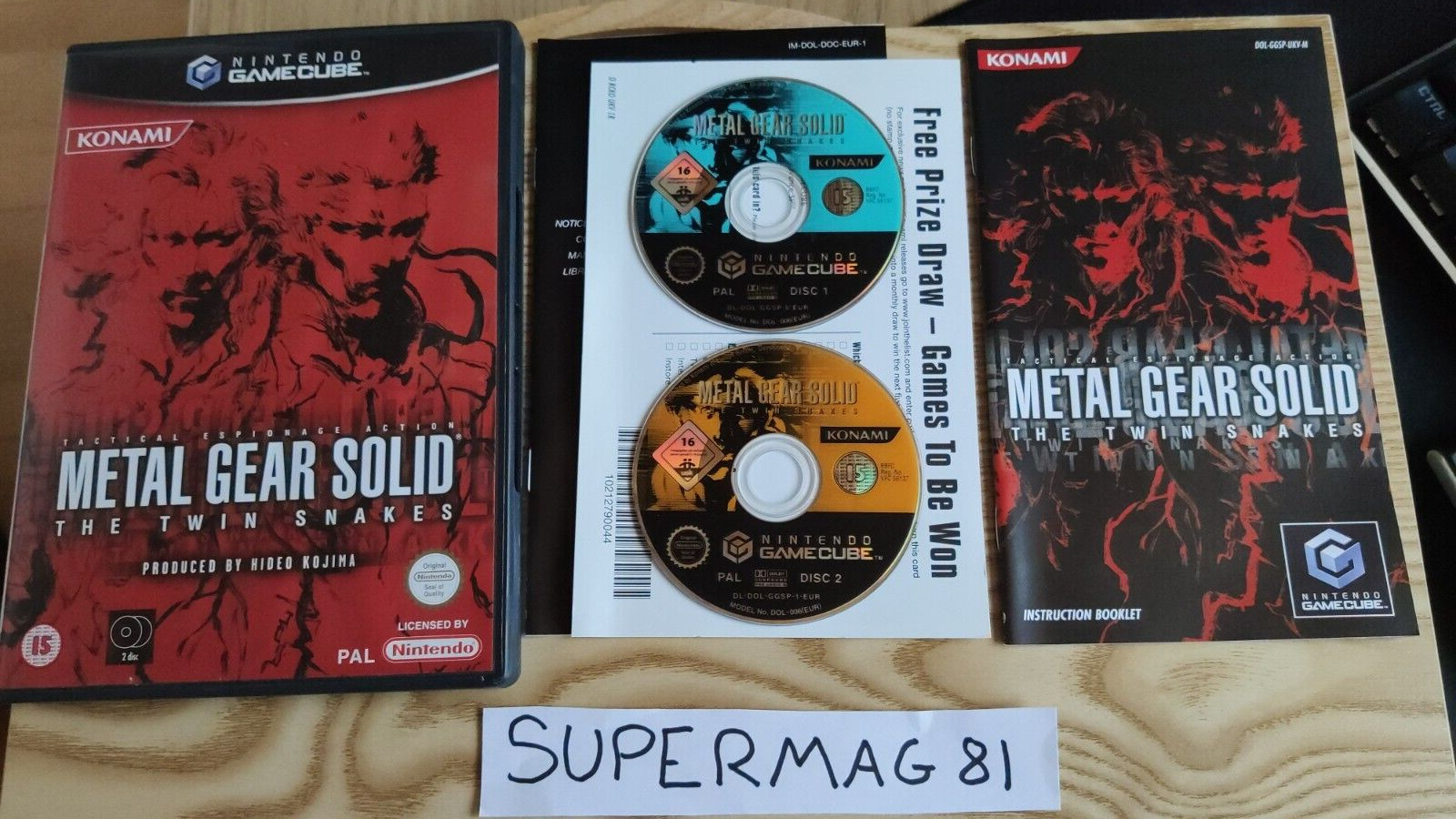 Metal Gear Solid: The Twin Snakes Nintendo Gamecube PAL CIB