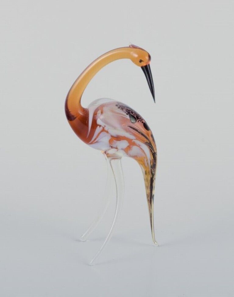 Murano Italy Collection of four miniature glass bird figurines