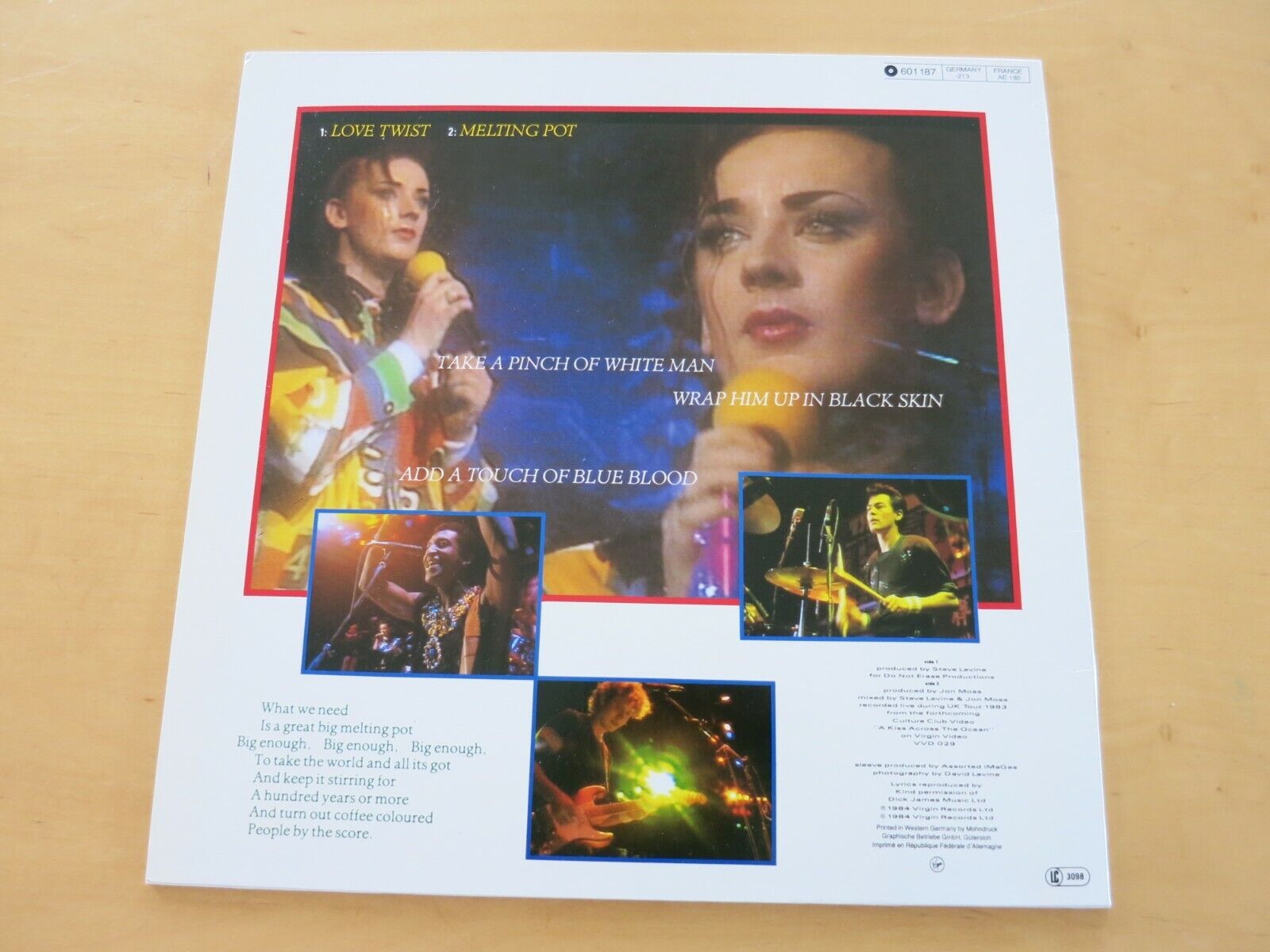 Culture Club ‎It’s A Miracle/Miss Me Blind Multimix 12” Boy George #LP2