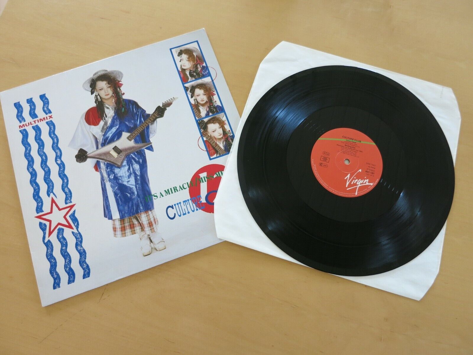 Culture Club ‎It’s A Miracle/Miss Me Blind Multimix 12” Boy George #LP2