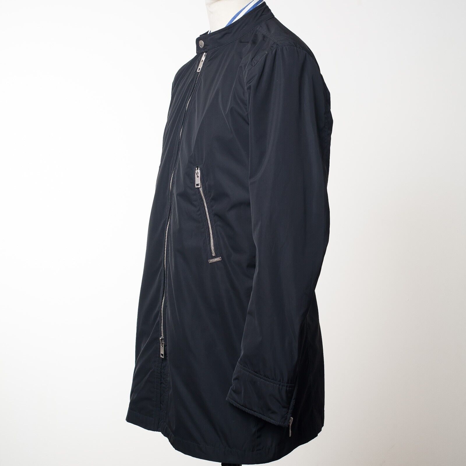 DIESEL Black Raincoat Size L