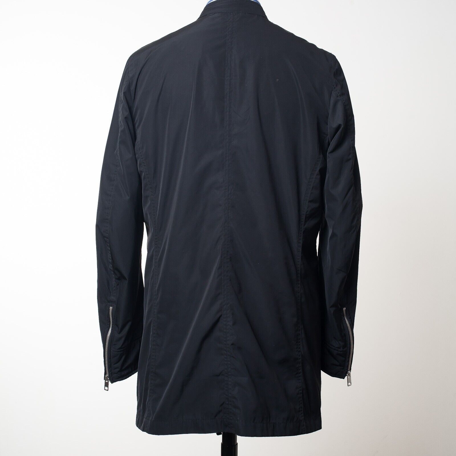 DIESEL Black Raincoat Size L