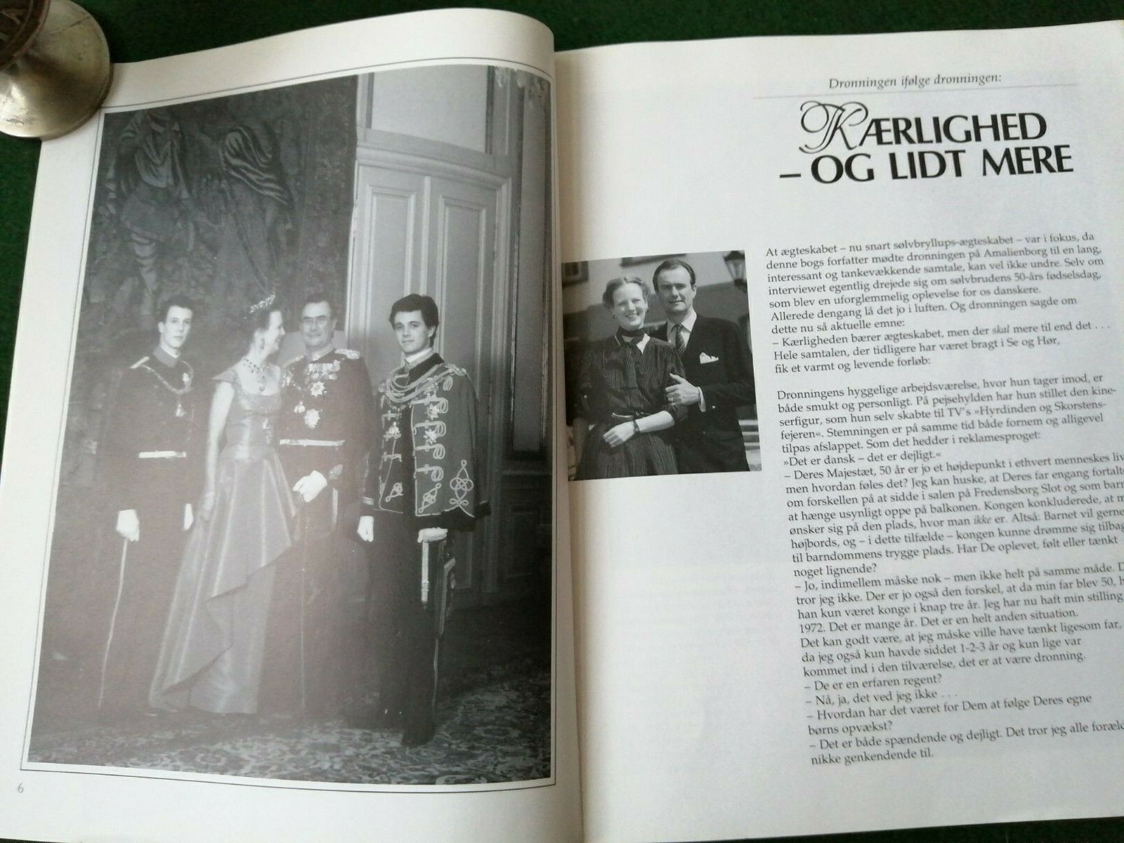 Book :the Silver Wedding Annof Queen Margrethe of Denmark and Prince Henrik