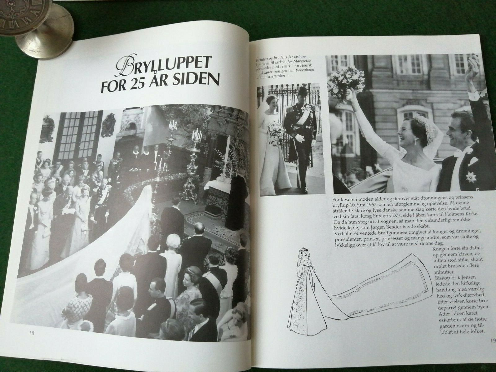 Book :the Silver Wedding Annof Queen Margrethe of Denmark and Prince Henrik