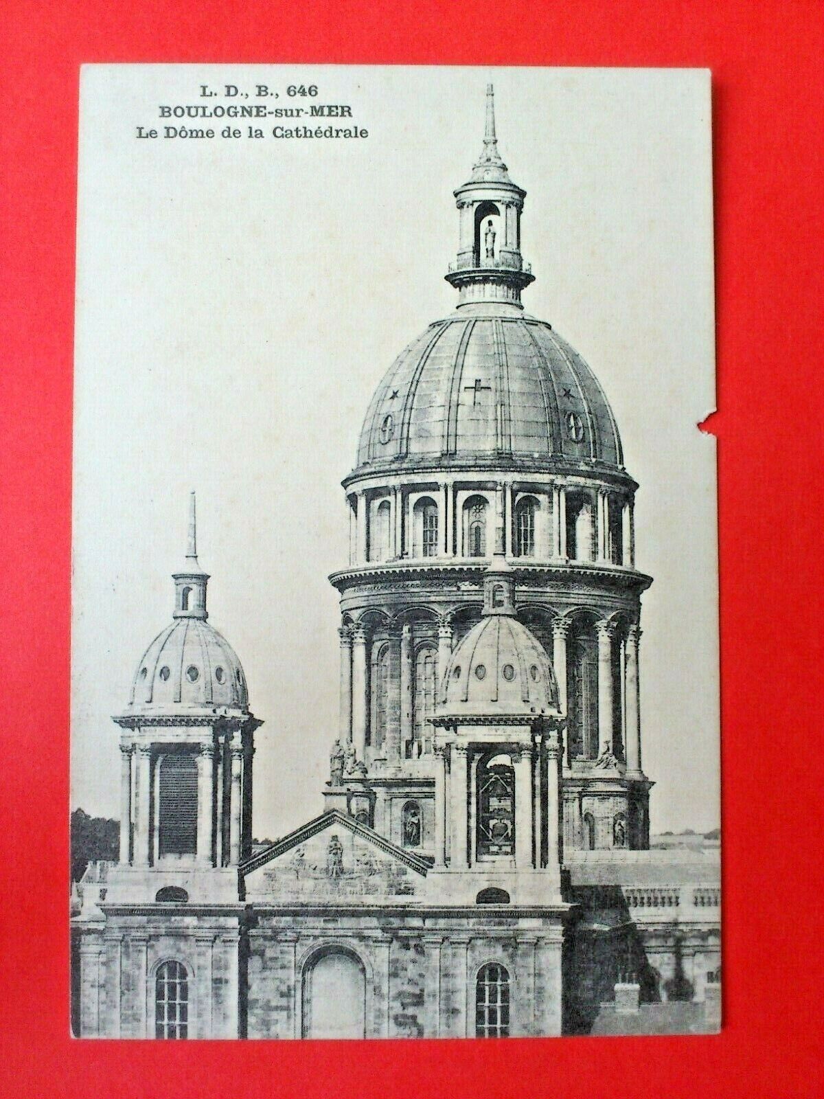 Antique postcard FranceBoulogne -sur-MerLa Dôme de la Cathedrale From 1912